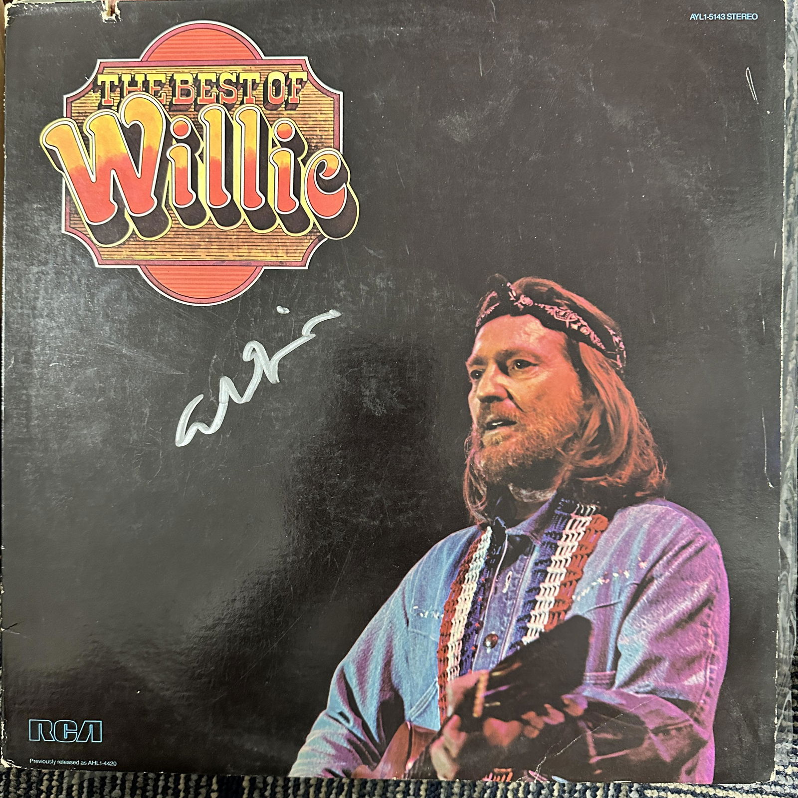 Willie Nelson Autographed Album (1 of 1)