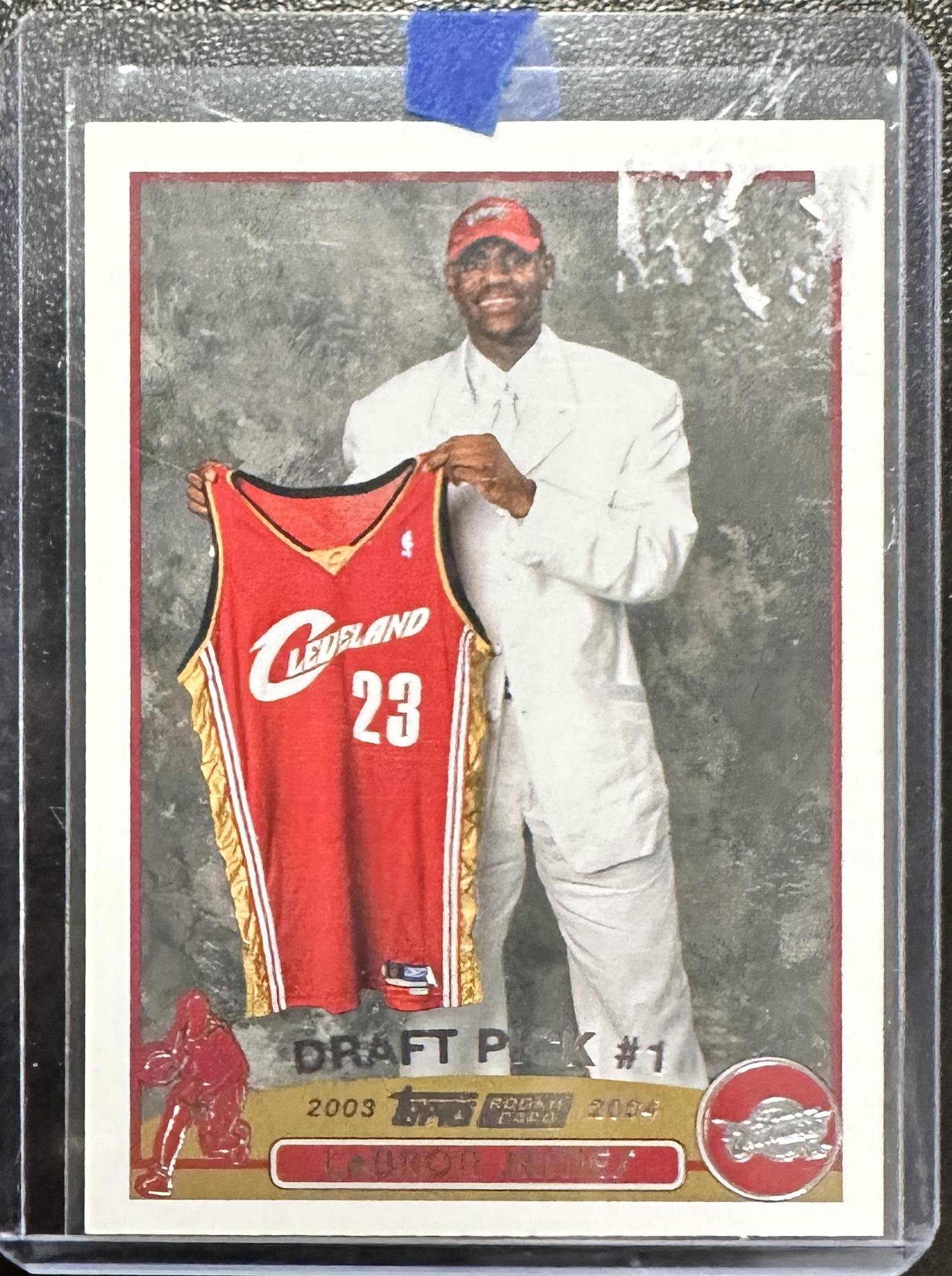 Lebron James Autographed Rookie CARD (1 of 1)