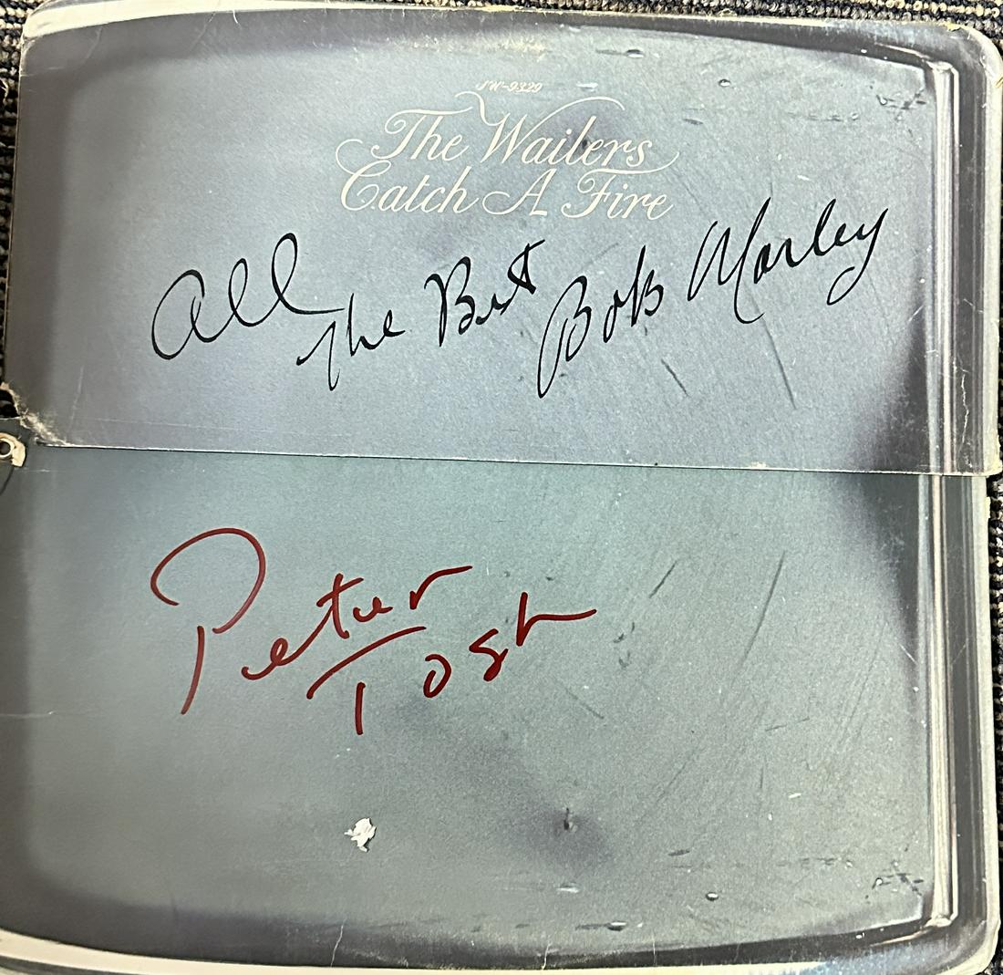 Bob Marley Peter Tosh Autographed Album Rare (1 of 1)