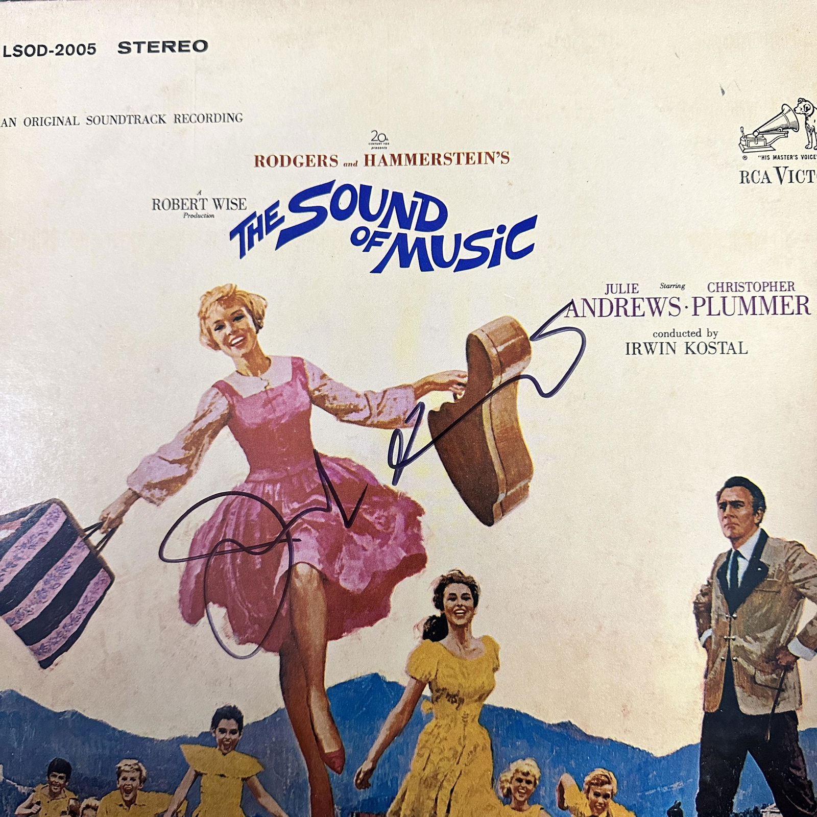 Julie Andrews Autographed ALBUM (1 of 1)