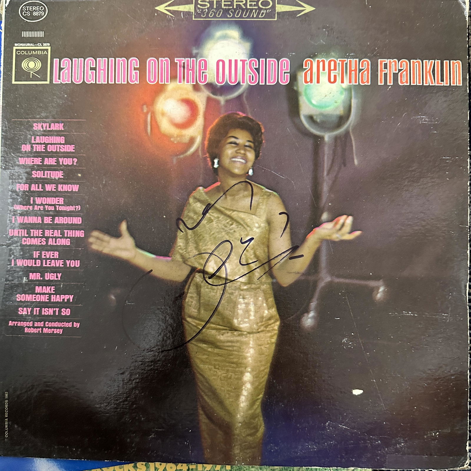 Aretha Franklin Autographed Album (1 of 1)