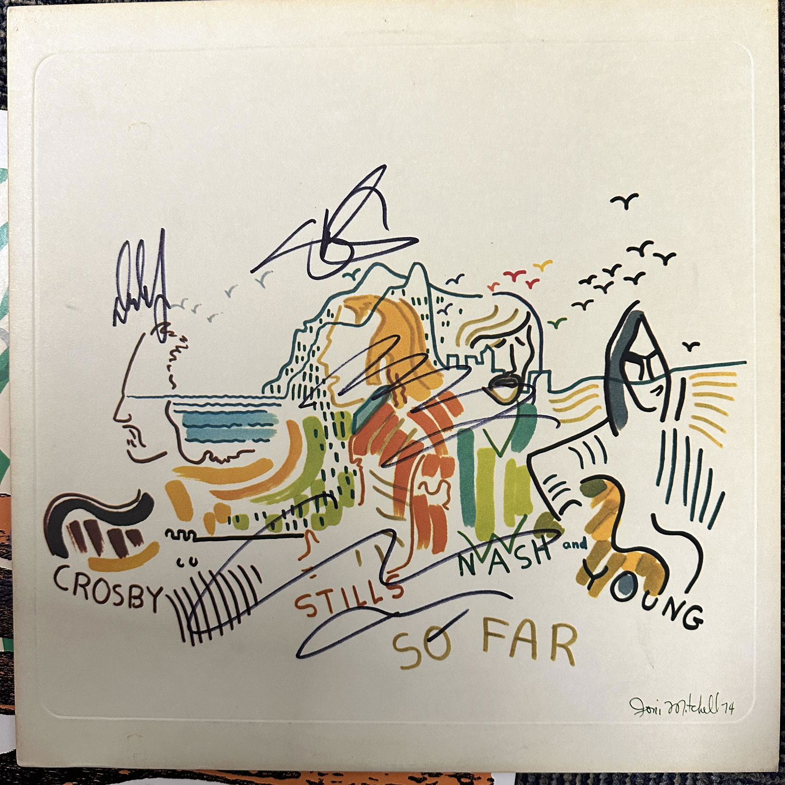 CSNY Autographed Album (1 of 1)