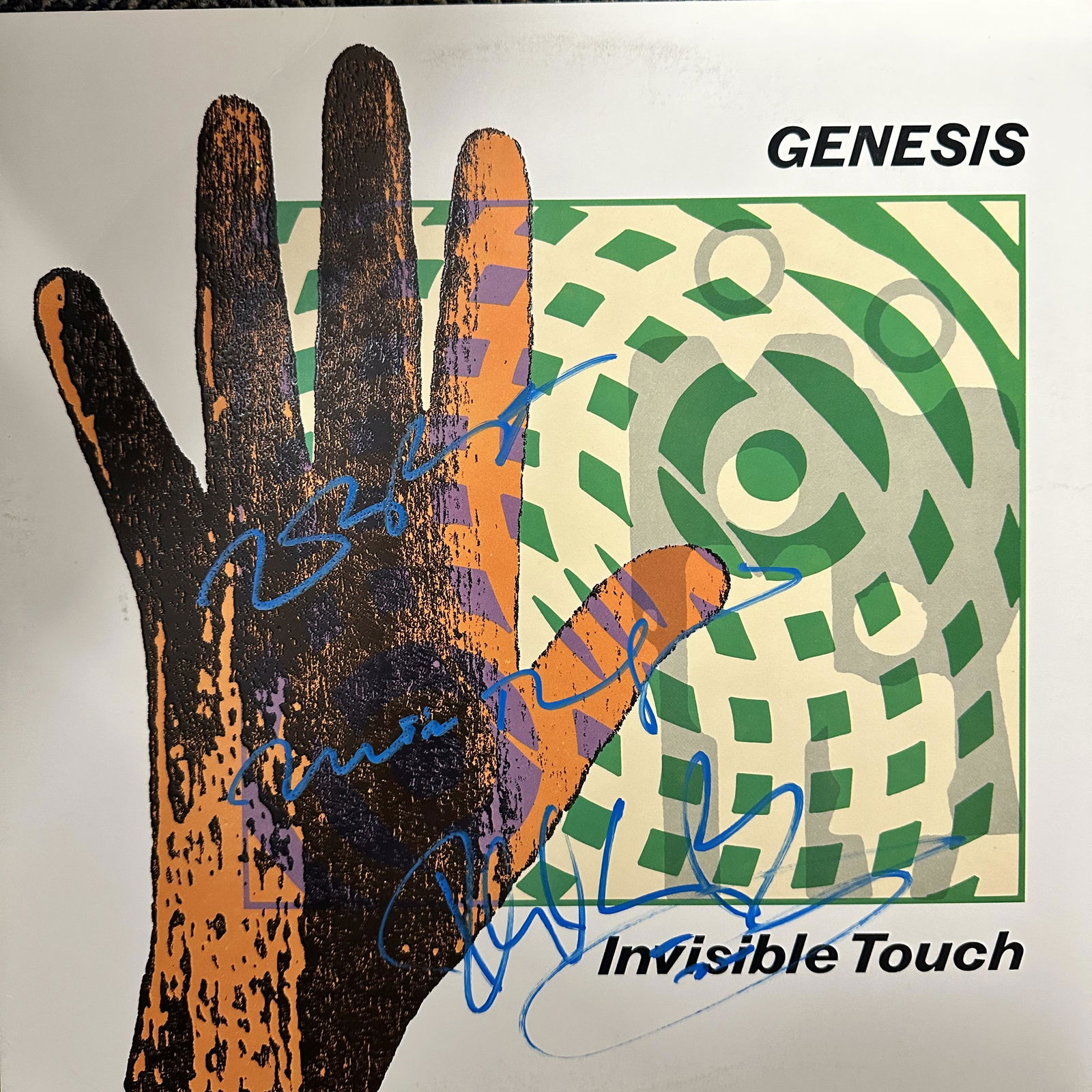 Genesis Autographed ALBUM MIKE TONY PHIL: Ask any all Questions before bidding not after! Displays are not framed, and can be framed for a cost. Framed items will state they are framed in the name of the item. All signed items come with a COA