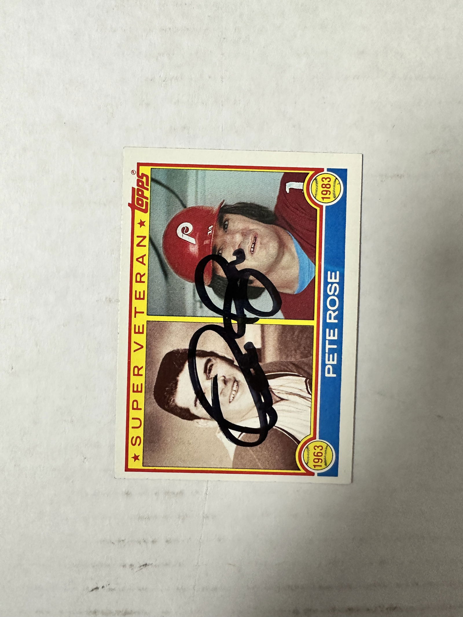 Pete Rose Autographed Card (1 of 1)