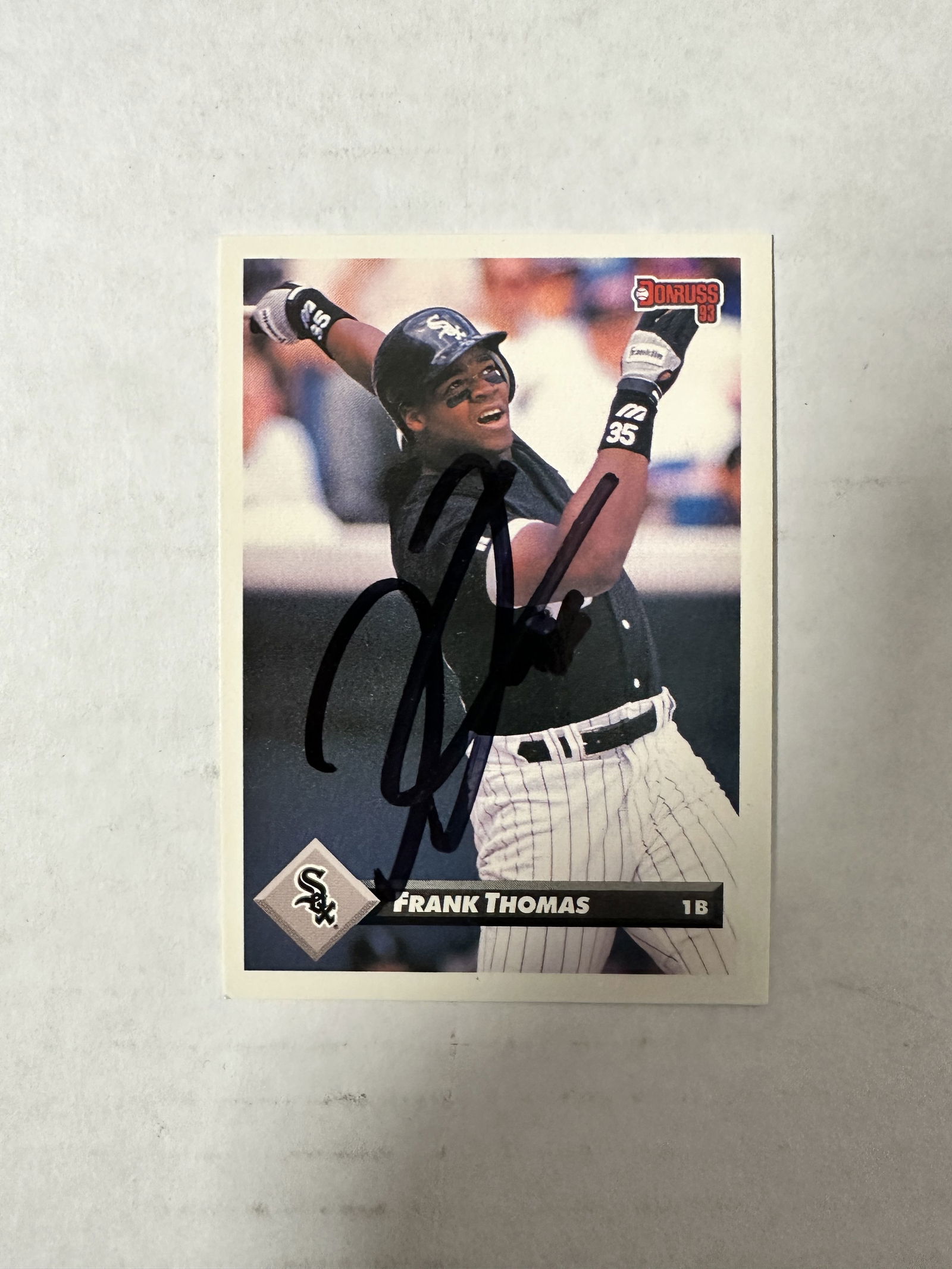 Frank Thomas Autographed Card (1 of 1)