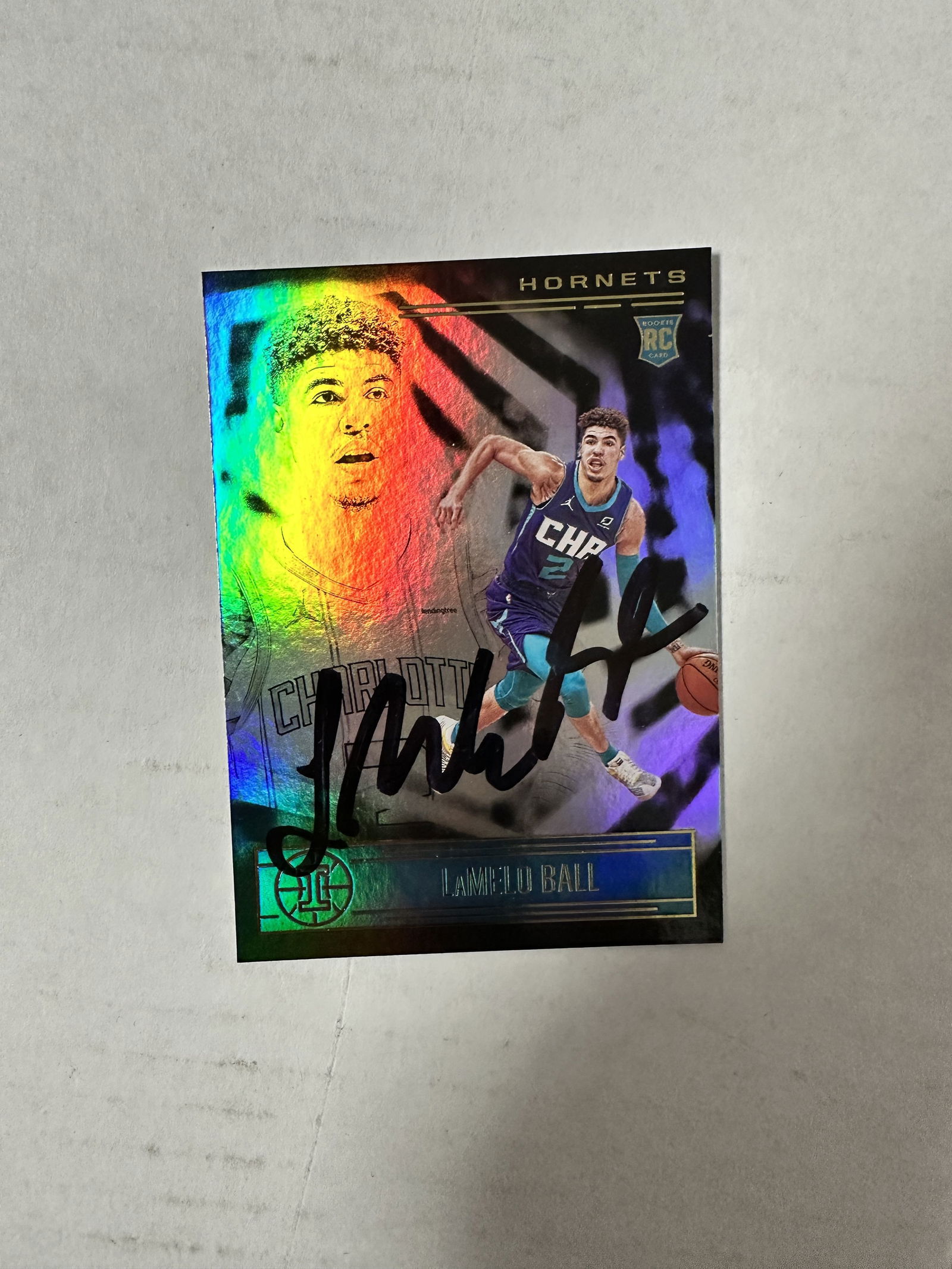 LaMelo Ball Autographed Card (1 of 1)