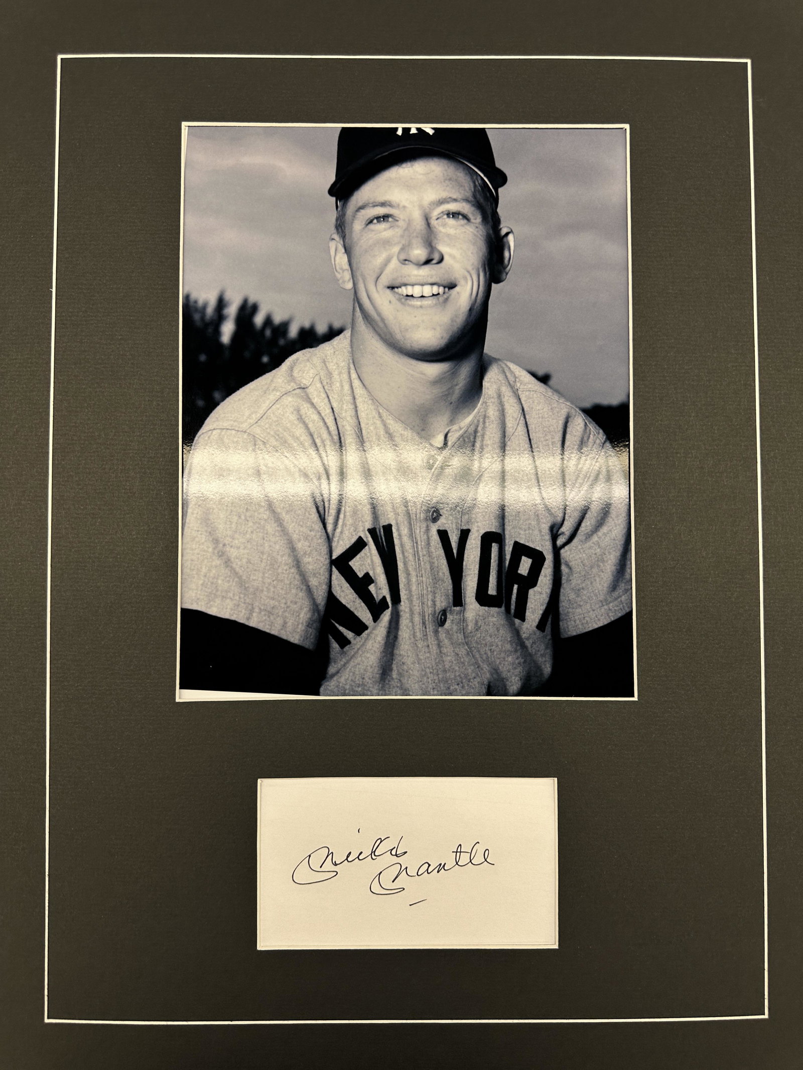 Mickey MANTLE Autographed DISPLAY (1 of 1)