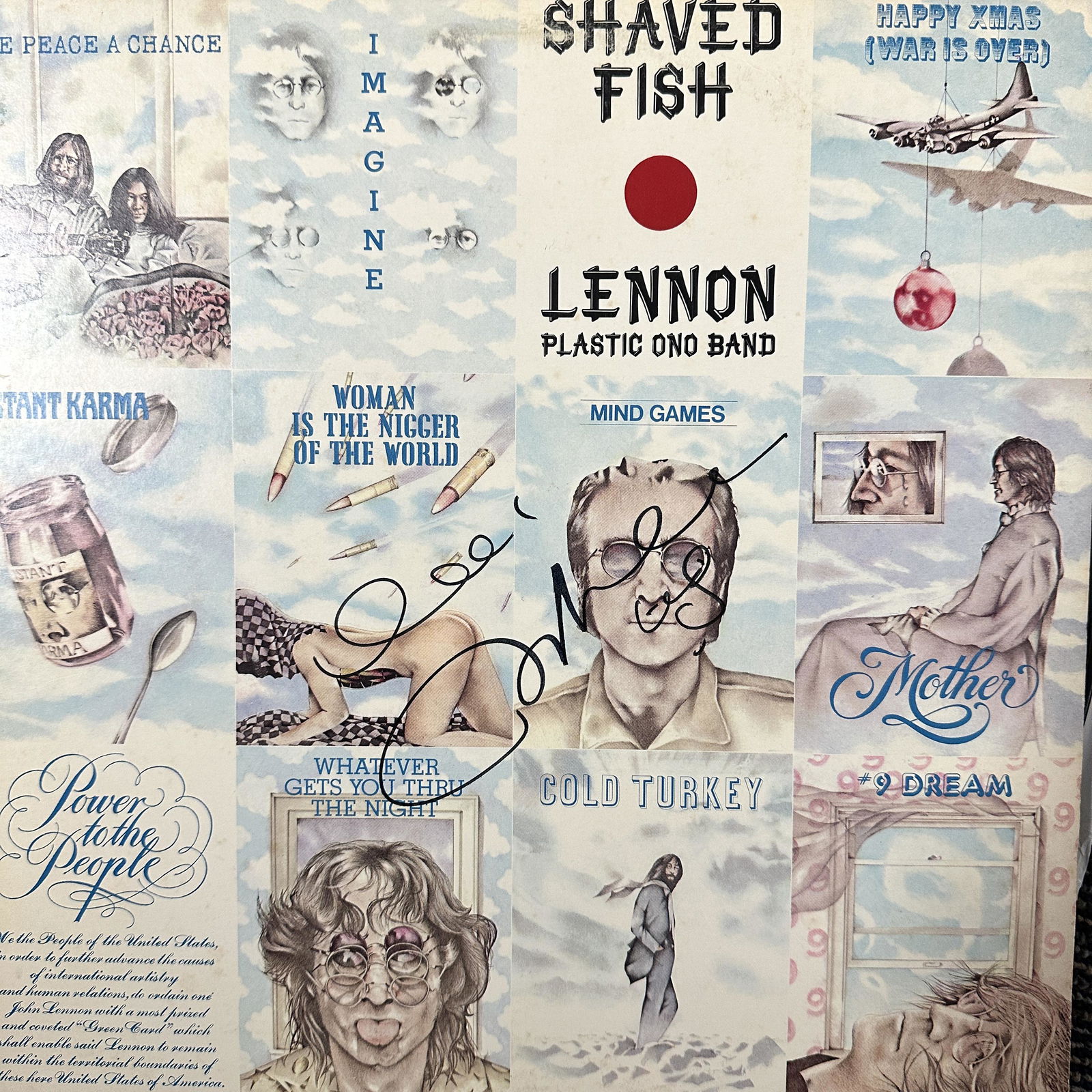 John Lennon Autographed ALBUM: Ask any all Questions before bidding not after! Displays are not framed, and can be framed for a cost. Framed items will state they are framed in the name of the item. All signed items come with a COA
