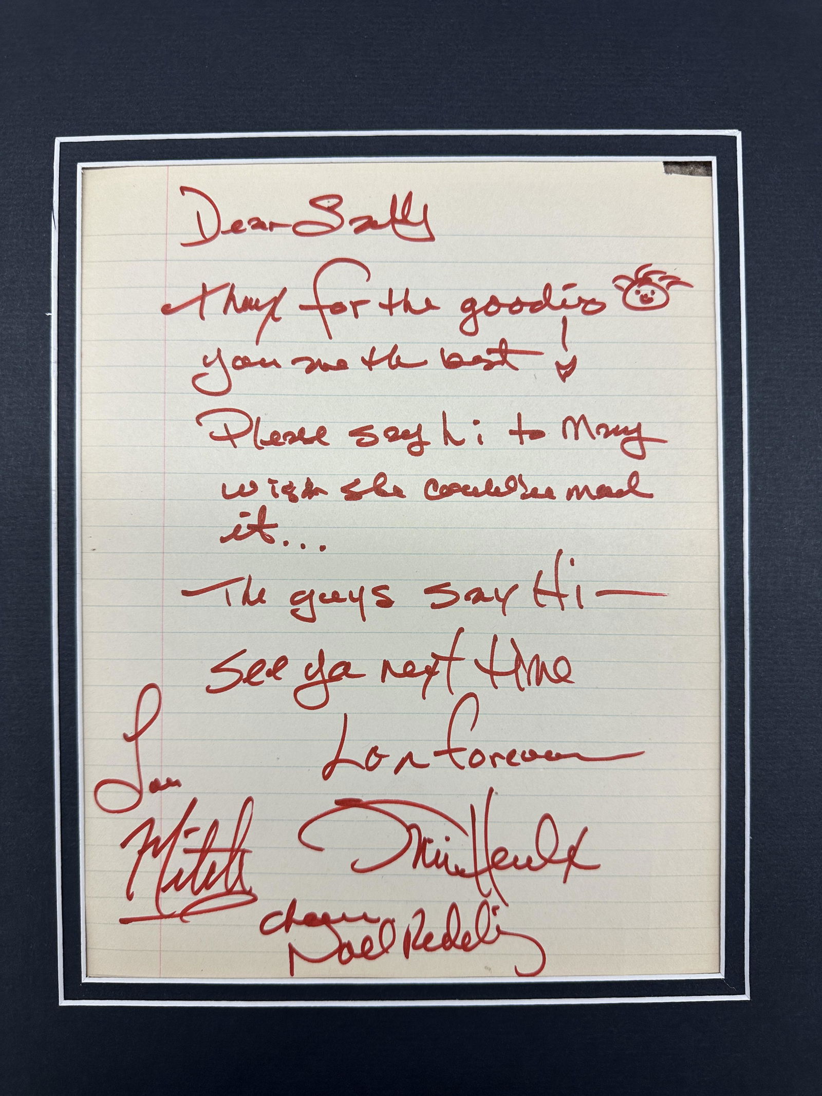 Jimi Hendrix Hand Written Letter RARE! (1 of 1)