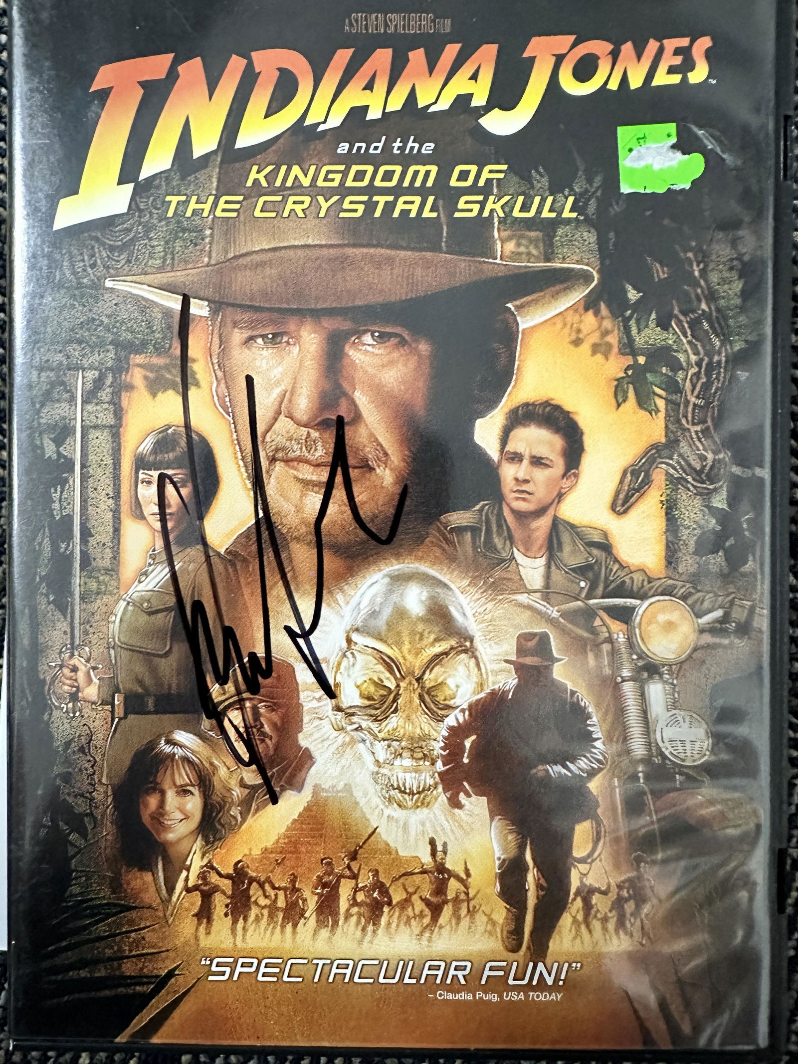 Harrison Ford Autographed DVD (1 of 1)