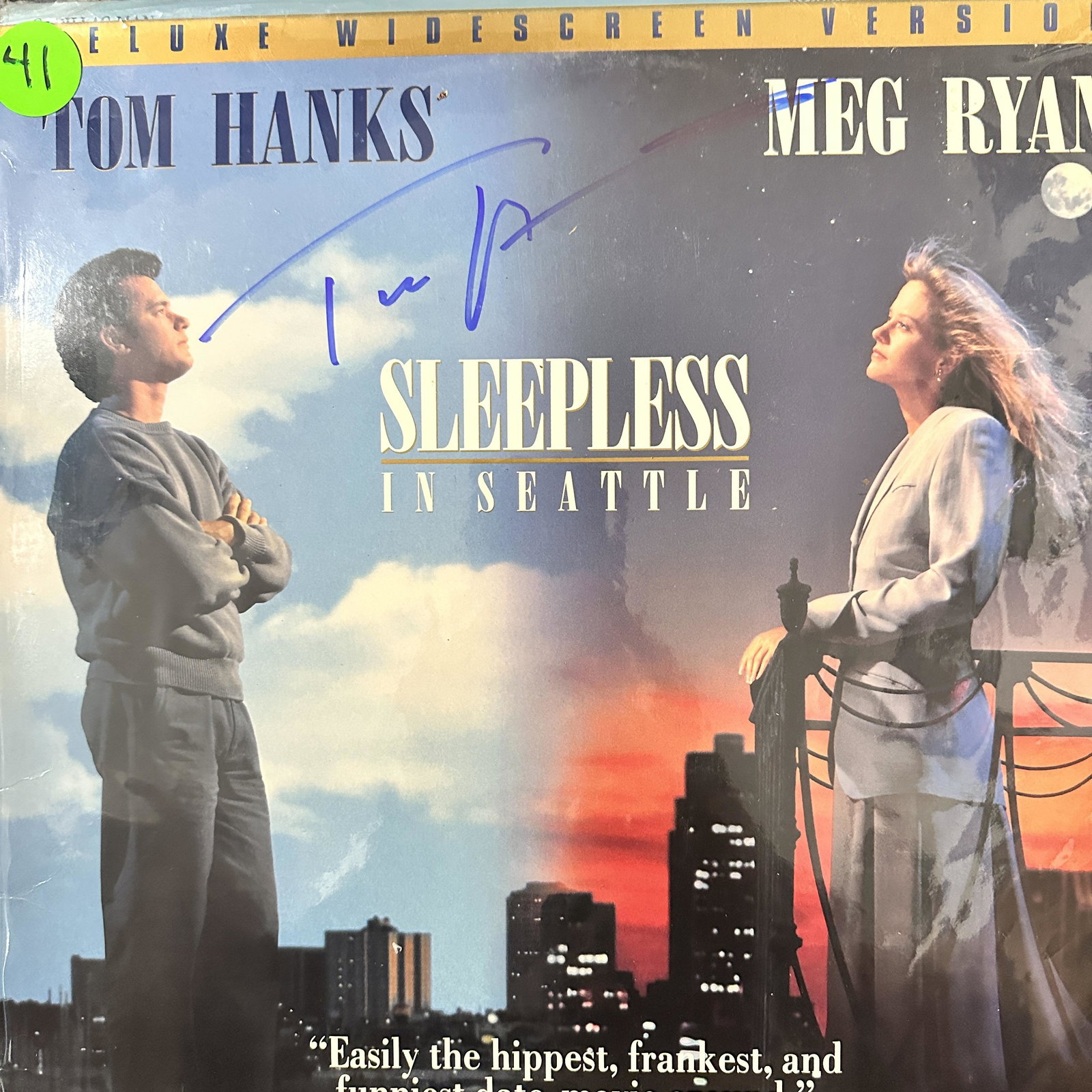Tom Hanks Autographed Laserdisc (1 of 1)