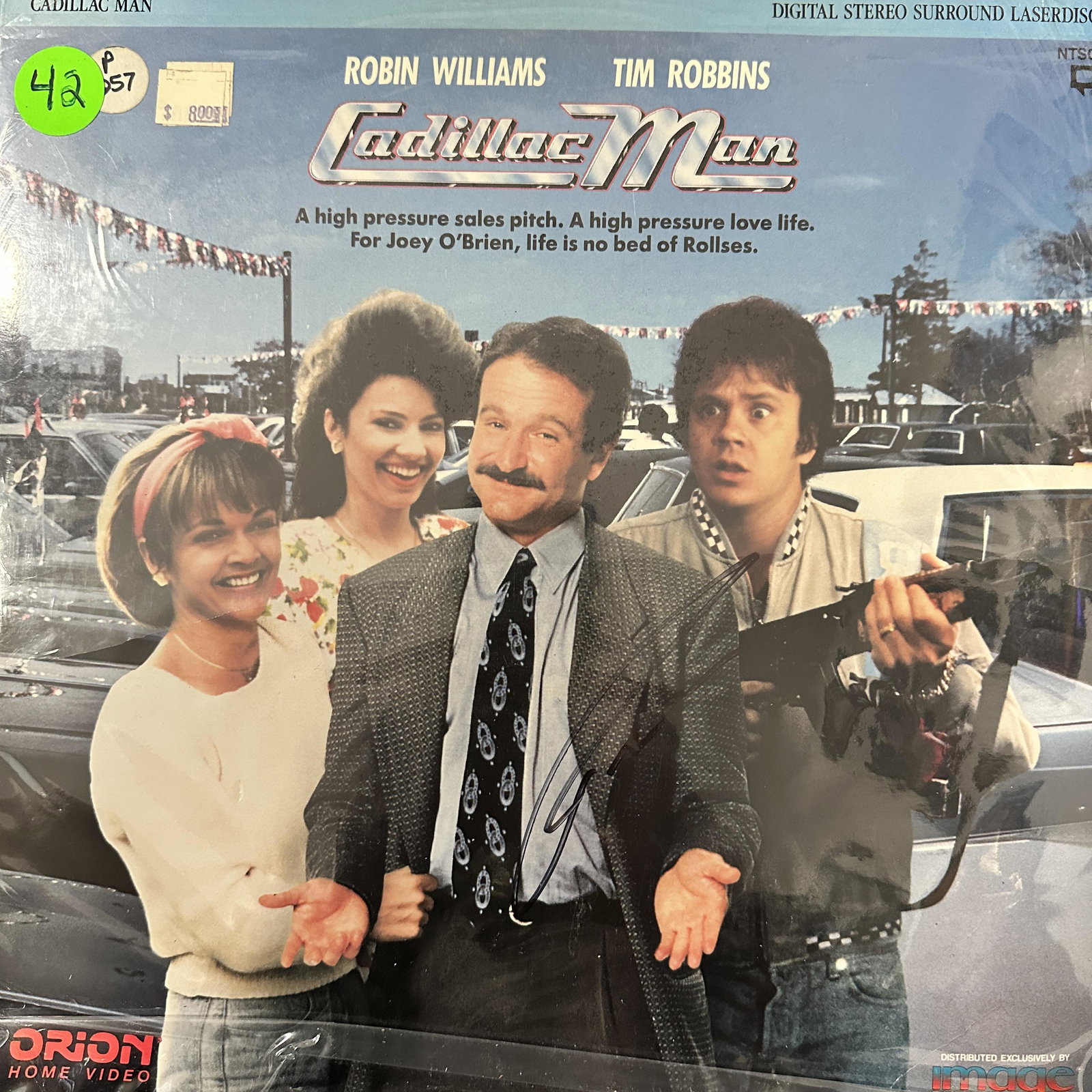 Robin Williams Autographed Laserdisc (1 of 1)