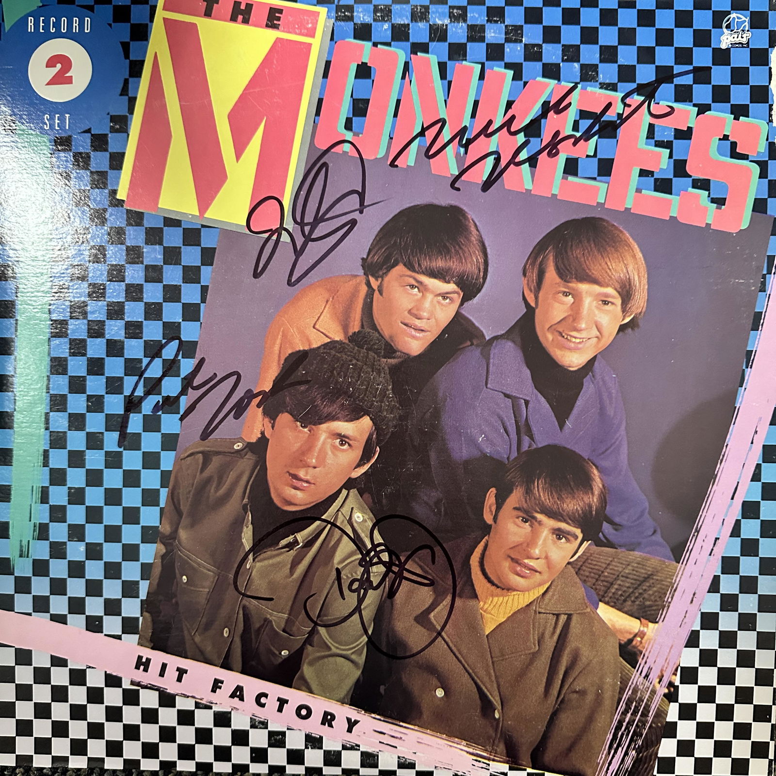 The Monkees Autographed ALBUM All 4 (1 of 1)