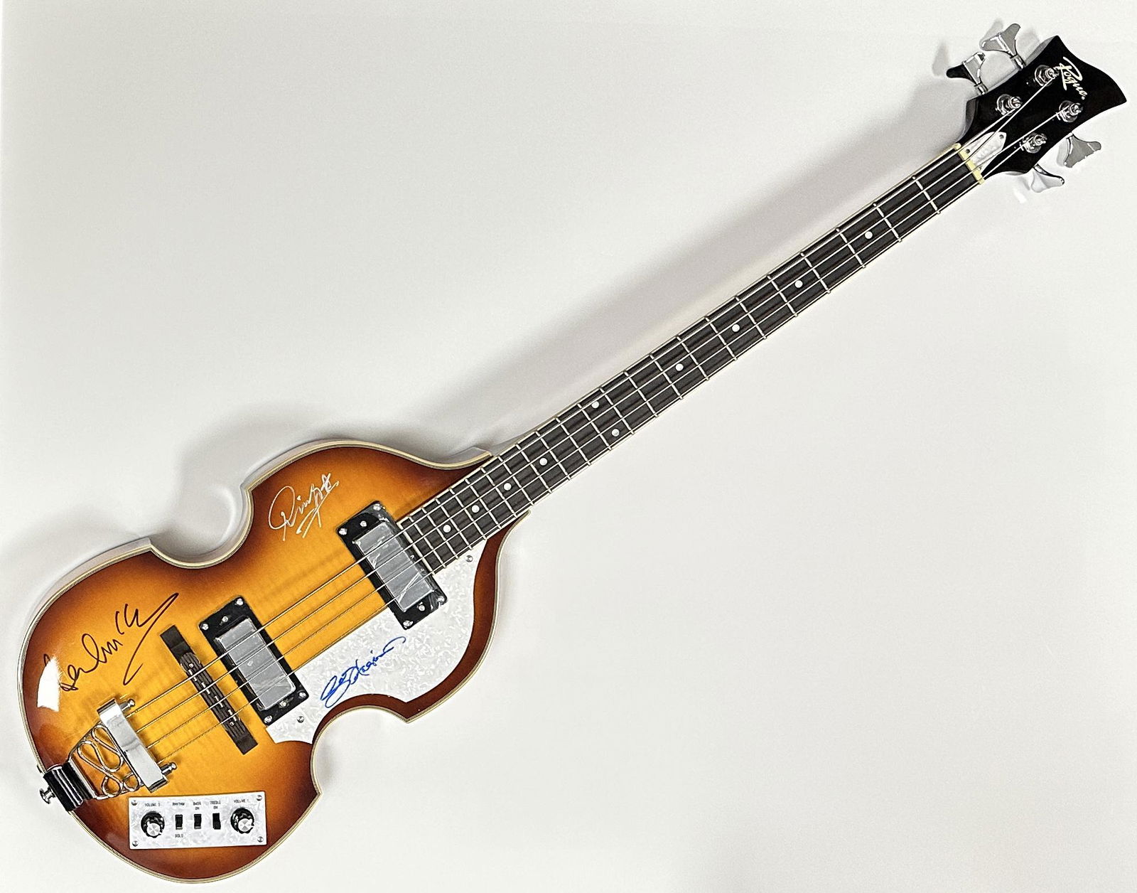 The Beatles AUTOGRAPHED HOFNER Bass PAUL GEORGE RINGO (1 of 1)