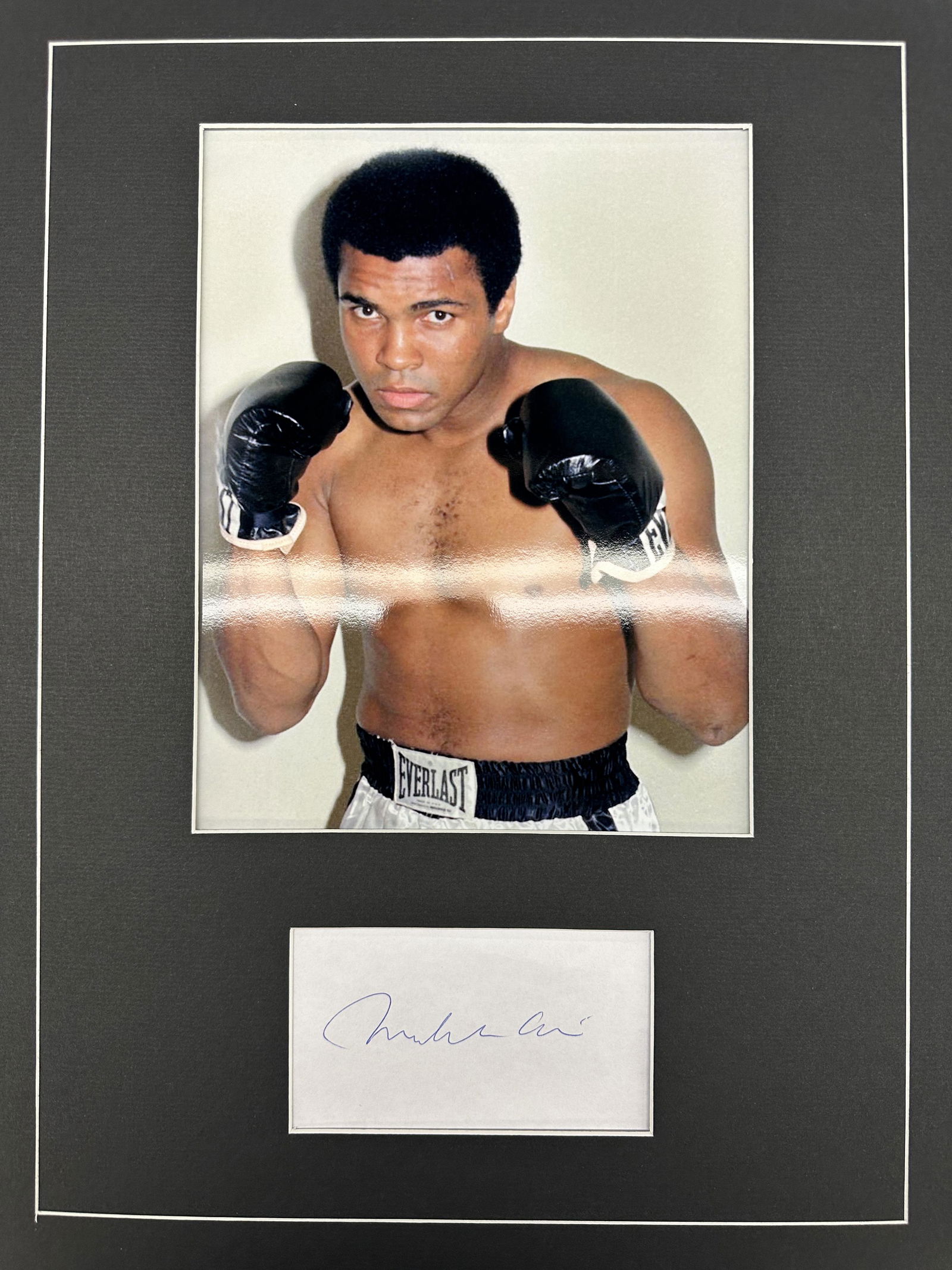 Ali Autographed Display (1 of 1)