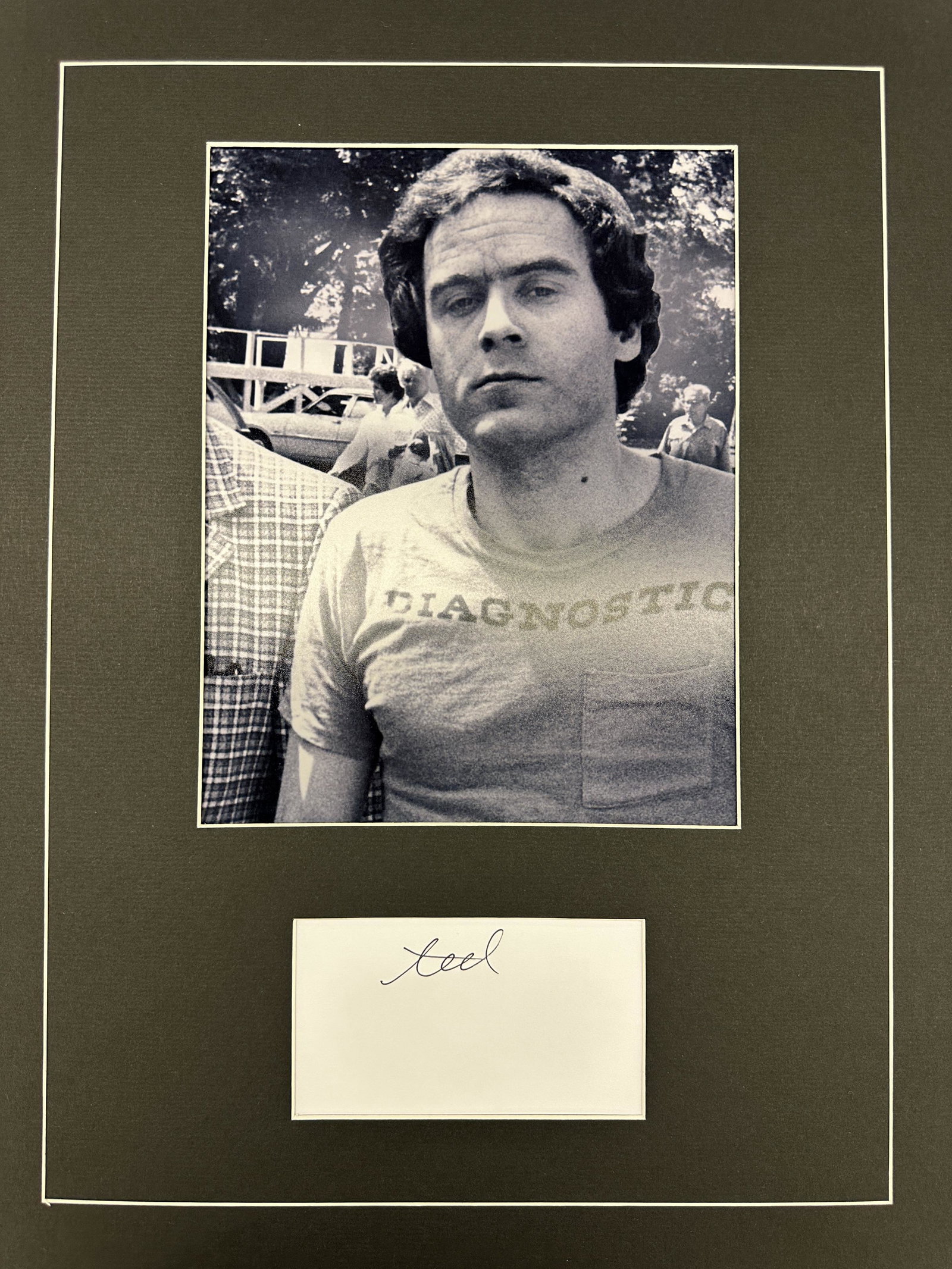 Ted Bundy Autographed Display (1 of 1)