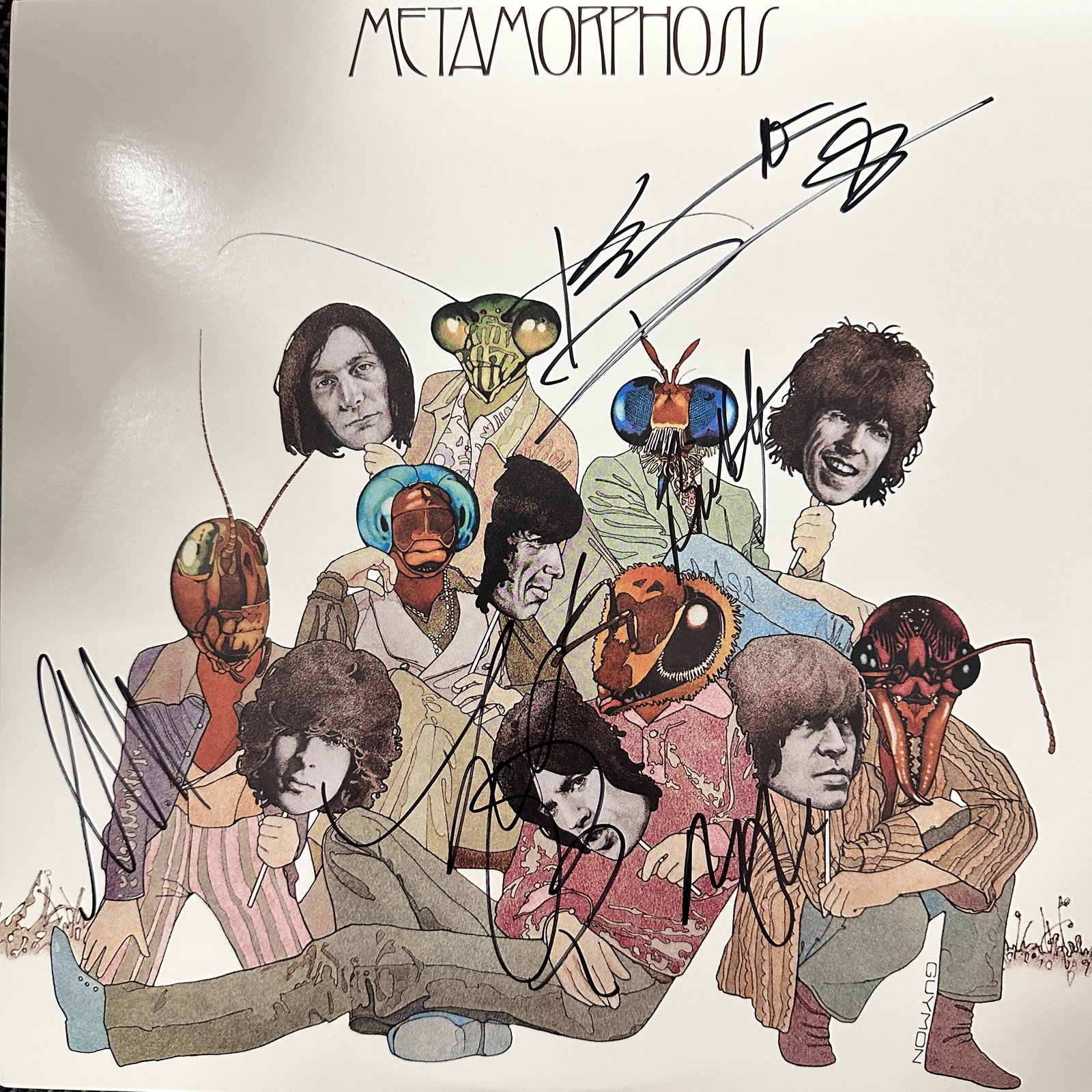 The Rolling Stones Autographed Album All 5 (1 of 1)