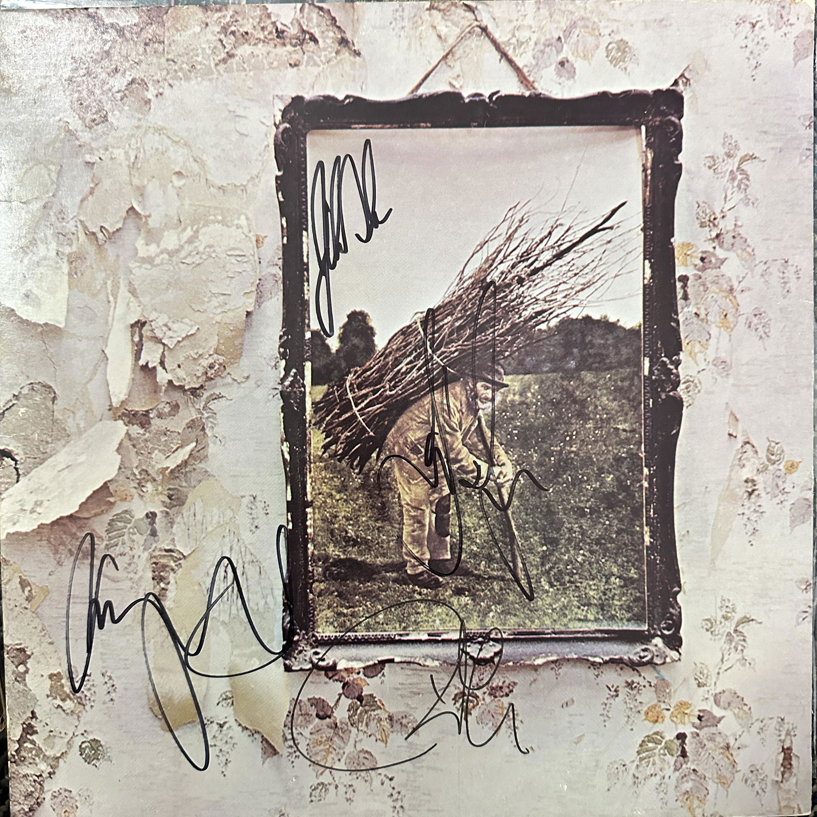 Led Zeppelin Autographed Album All 4 (1 of 1)