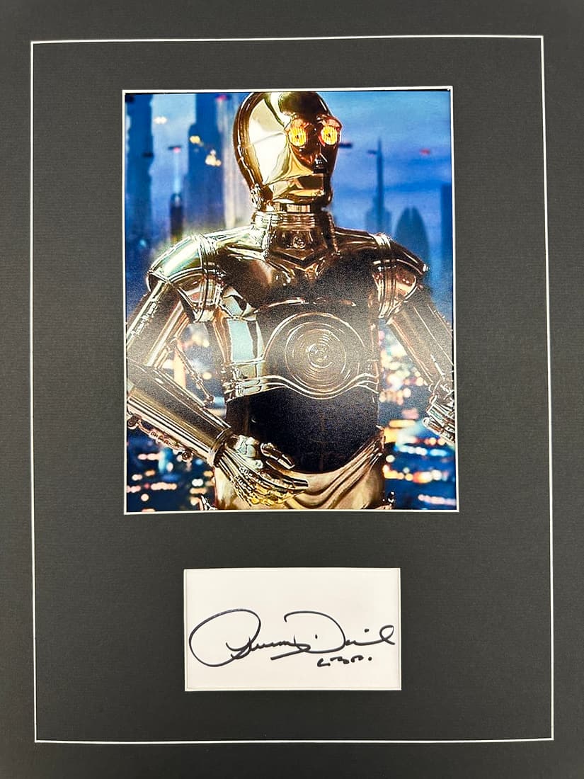 Anthony Daniels Autographed Display (1 of 1)