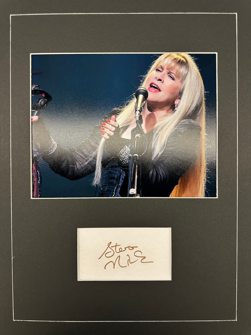 Stevie Nicks Autographed Display (1 of 1)