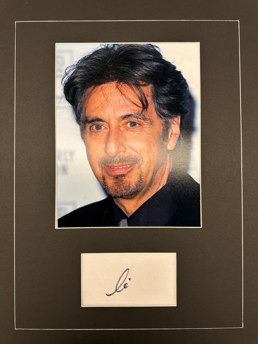 Al Pacino Autographed Display (1 of 1)