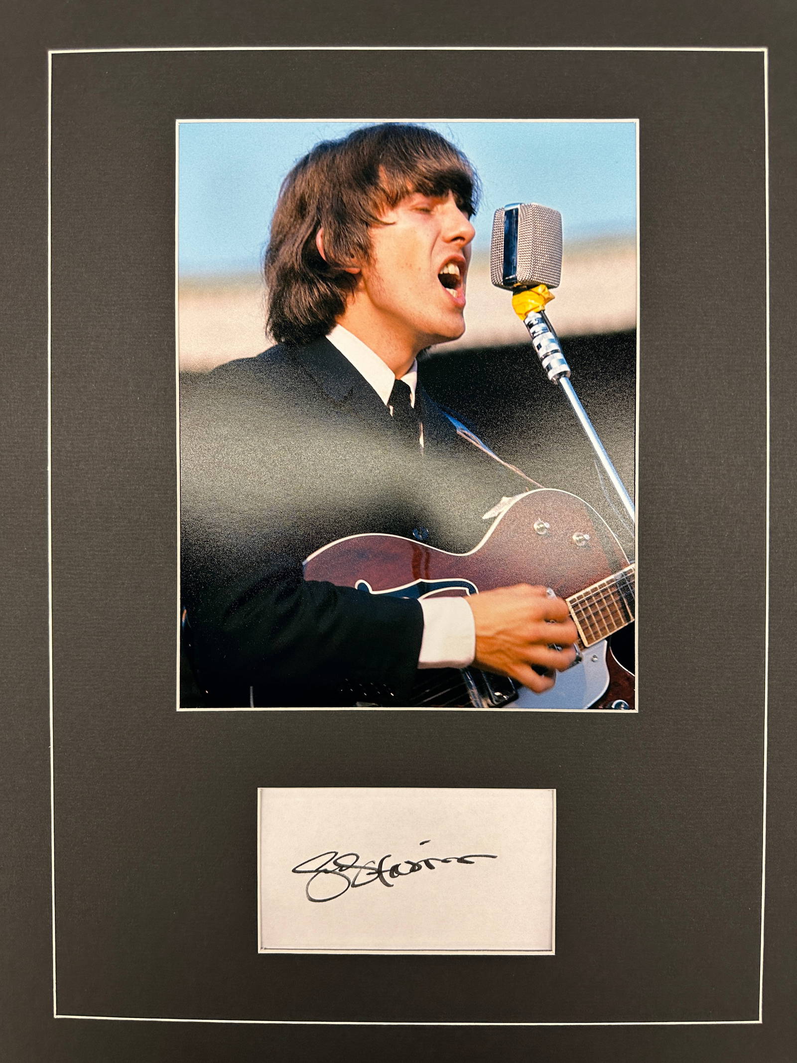 Harrison Autograph Display Auction