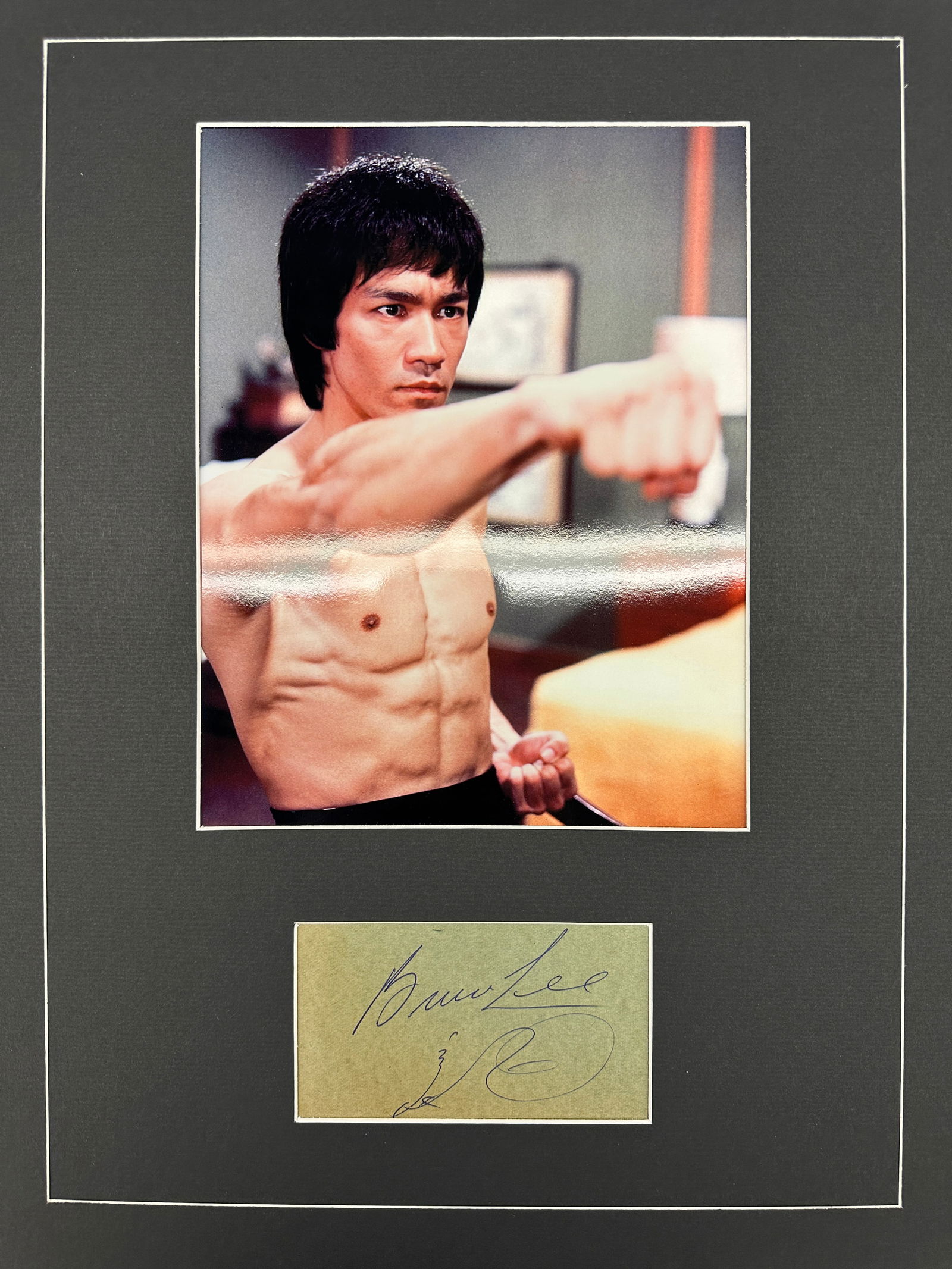 Bruce Lee Autographed Display (1 of 1)