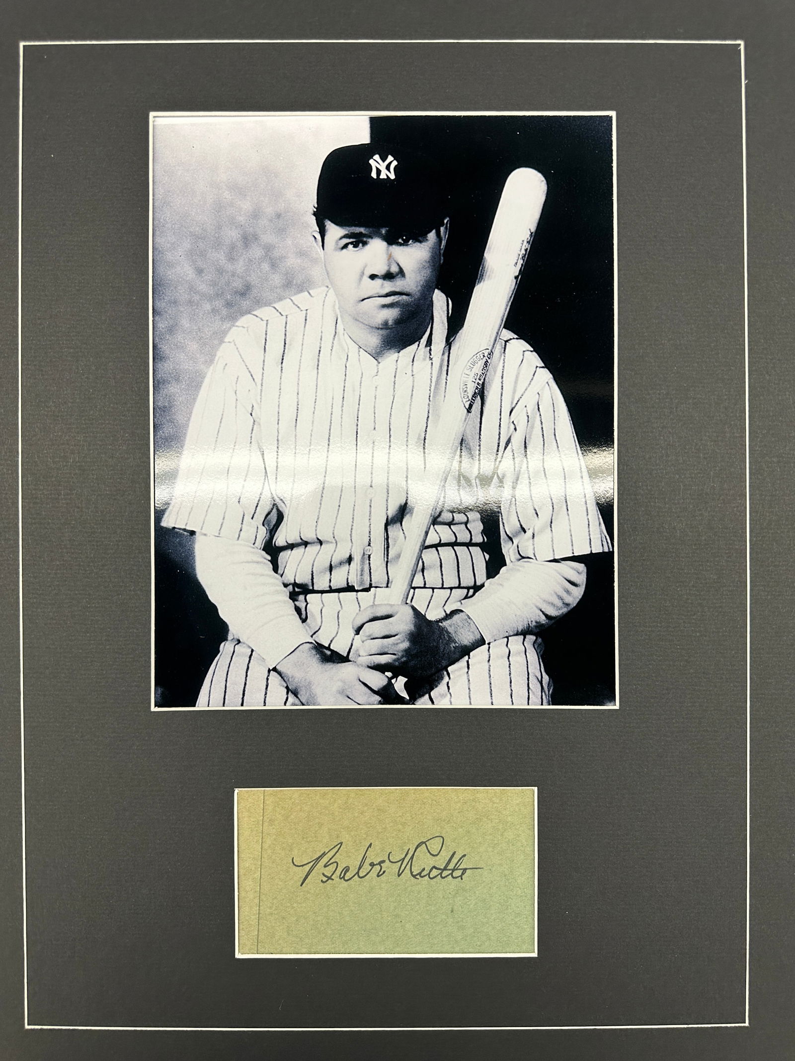Babe Ruth Autographed DISPLAY (1 of 1)