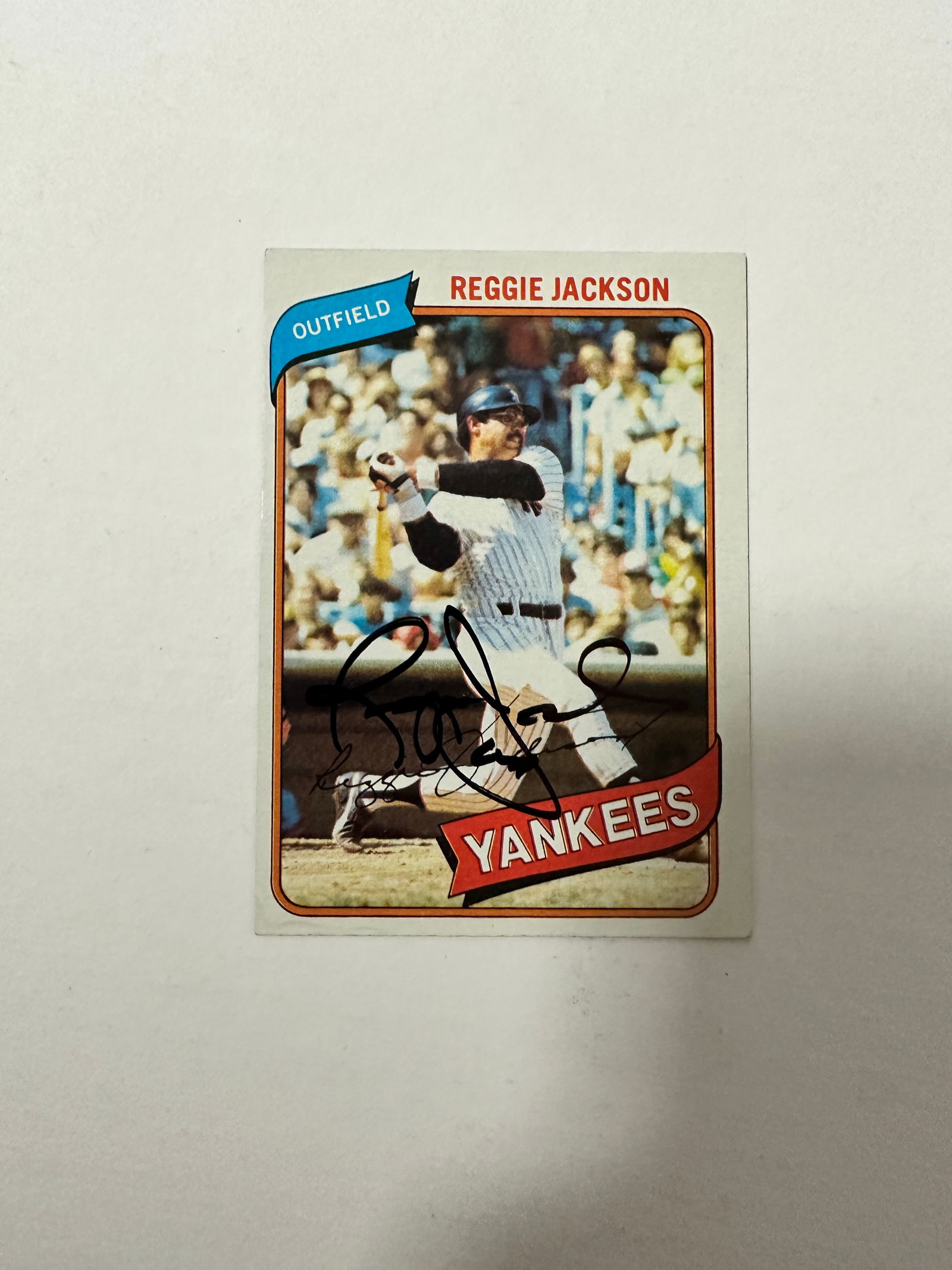 Reggie Jackson Autographed Card (1 of 1)