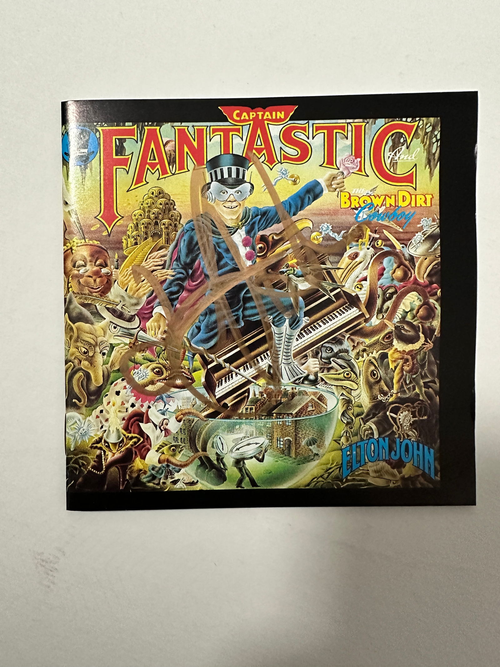 Elton John Autographed Cd Cover (1 of 1)