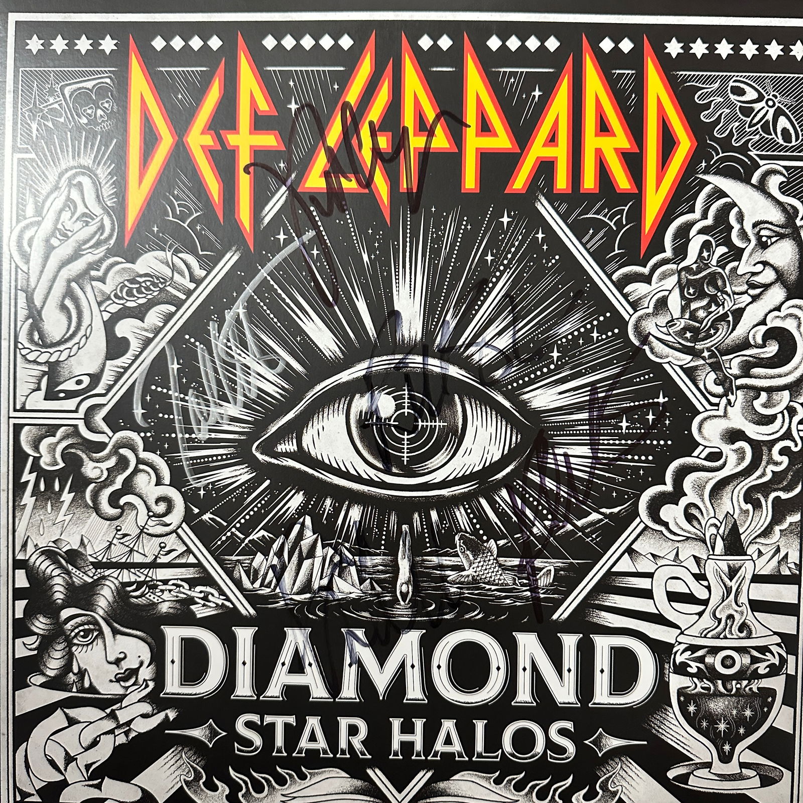 DEF LEPPARD Autographed Album (1 of 1)