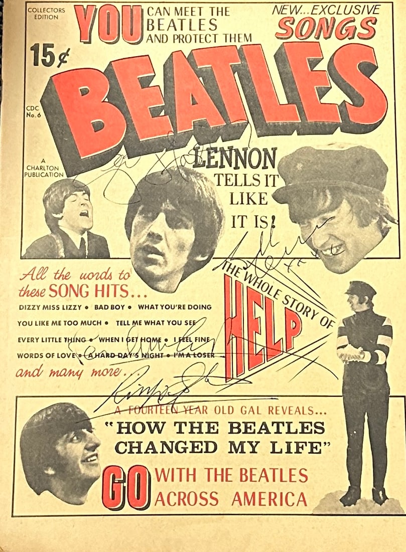 The Beatles AUTOGRAPHED Book! All 4 (1 of 1)