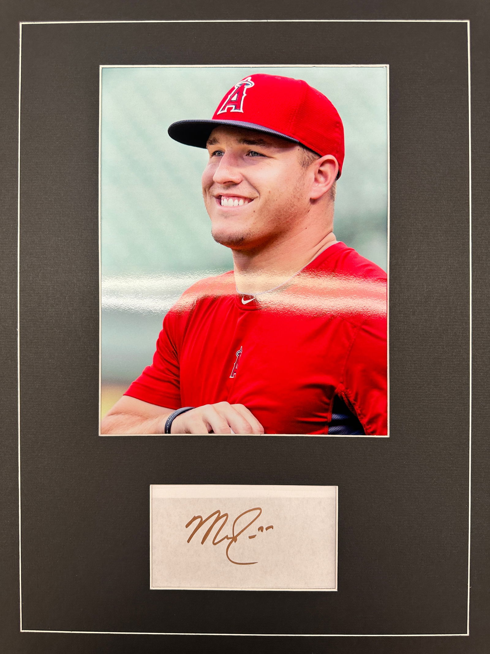 Mike Trout Autographed Display (1 of 1)
