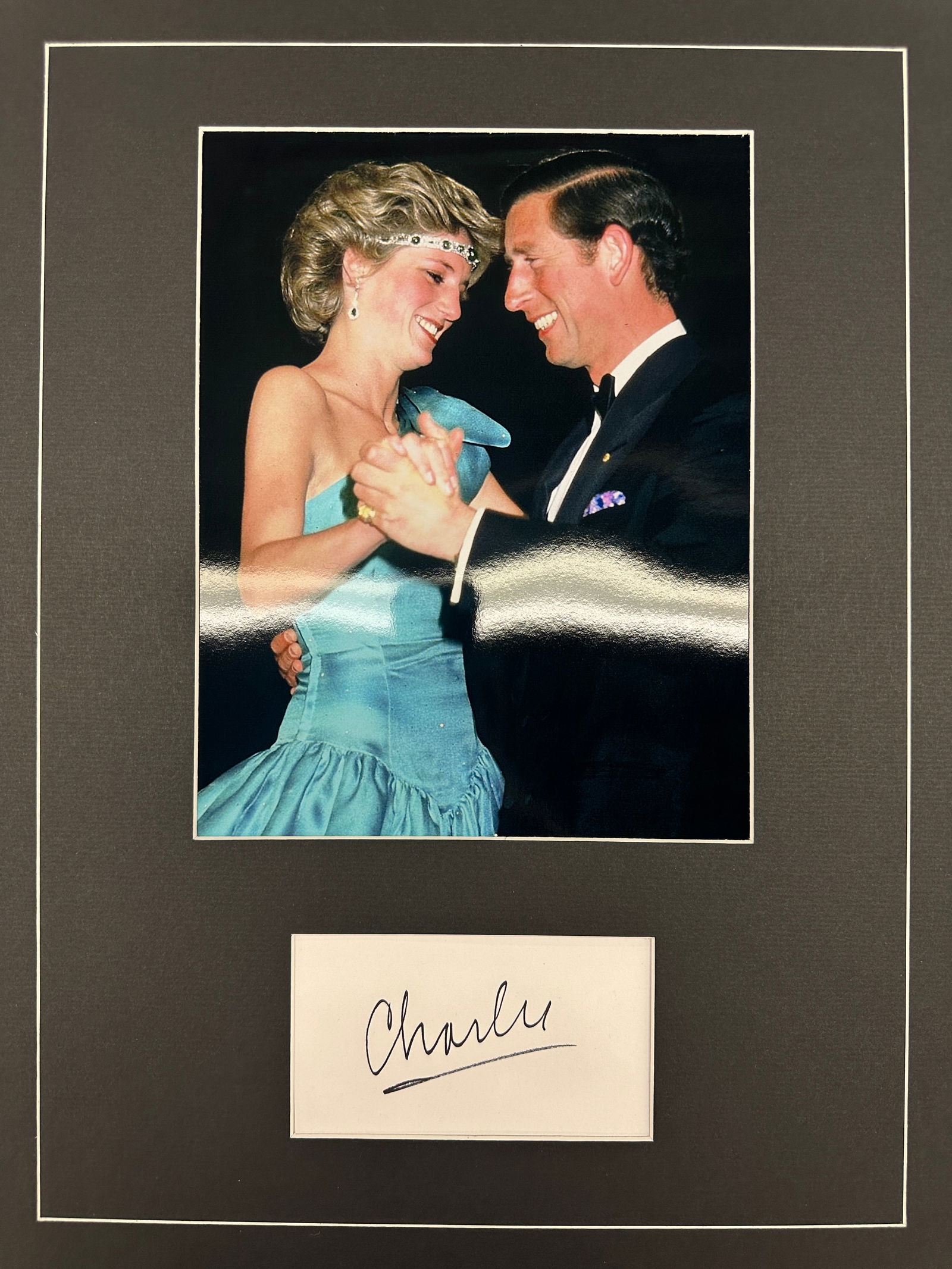 Prince Charles AUTOGRAPHED Display (1 of 1)
