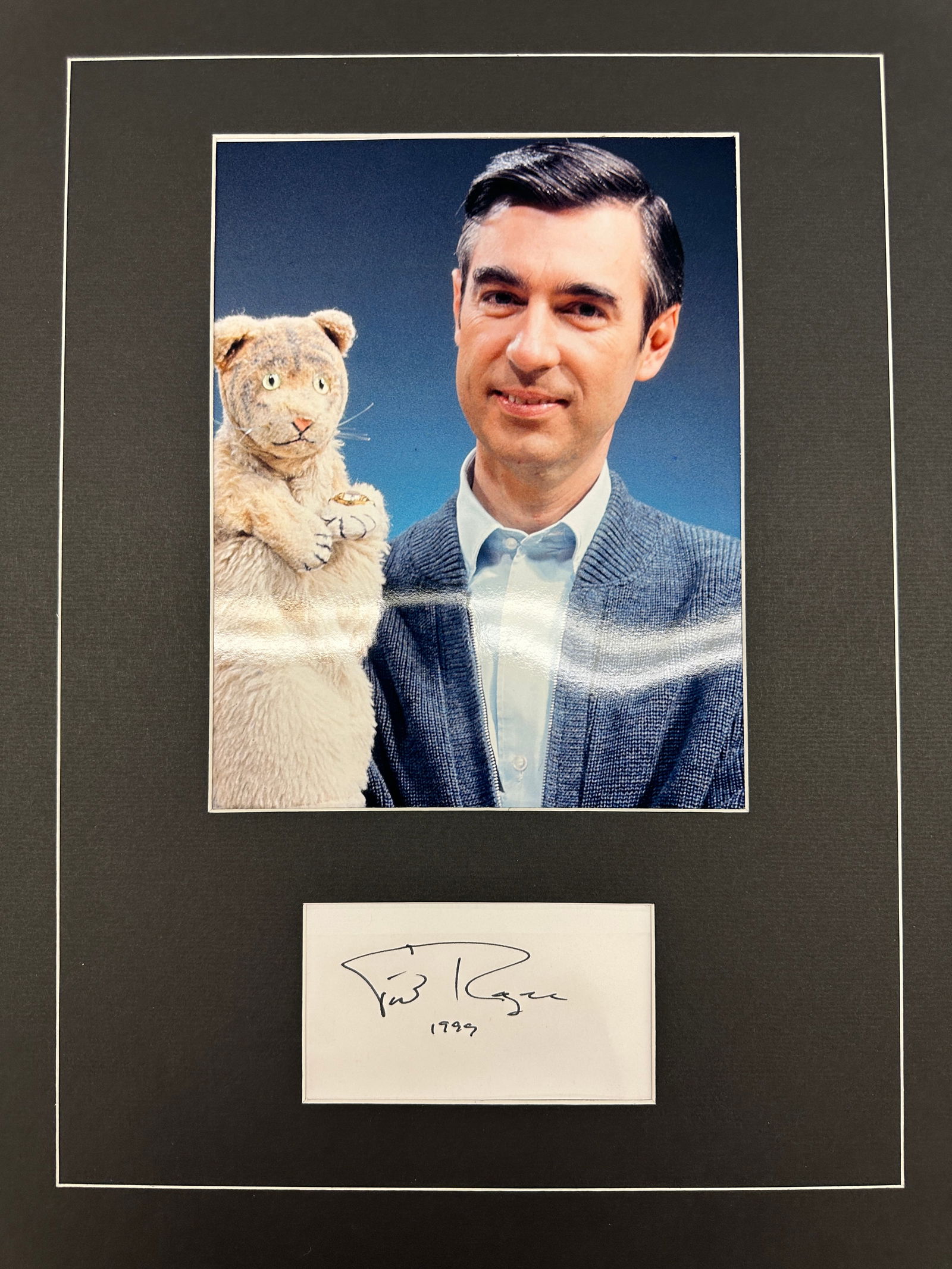 Fred Rogers AUTOGRAPHED Display (1 of 1)