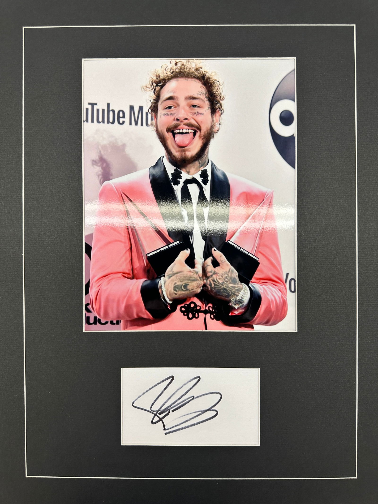Post Malone AUTOGRAPHED Display (1 of 1)