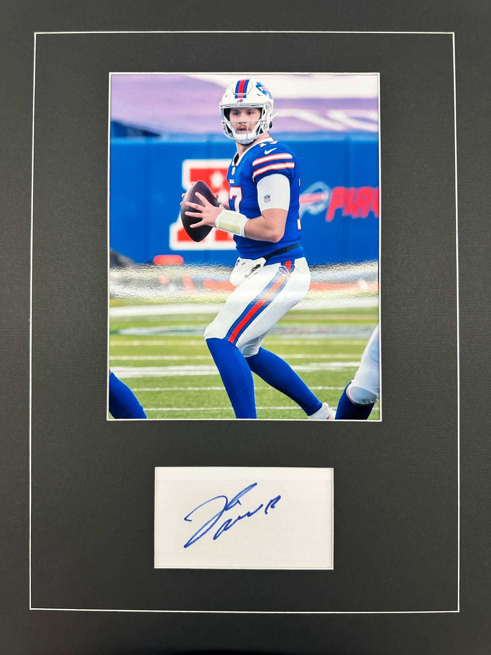 JOSH Allen Autographed Display (1 of 1)