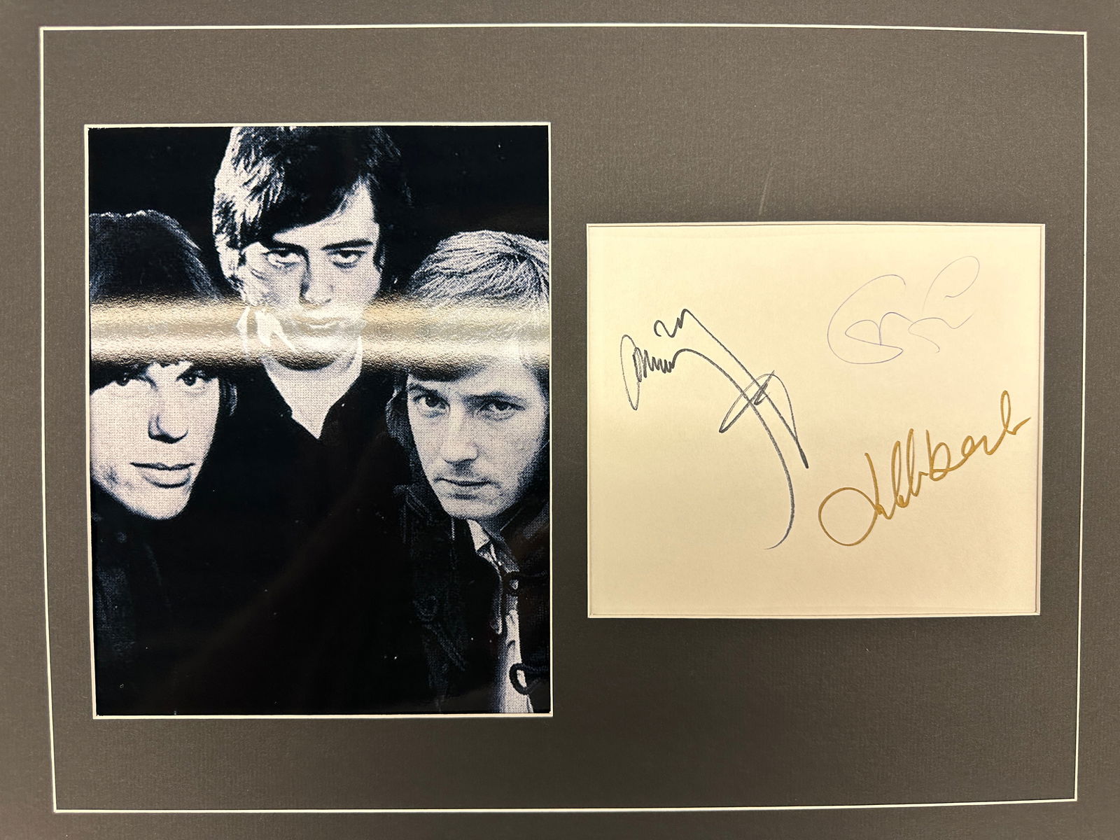 PAGE CLAPTON BECK Autographed Display (1 of 1)