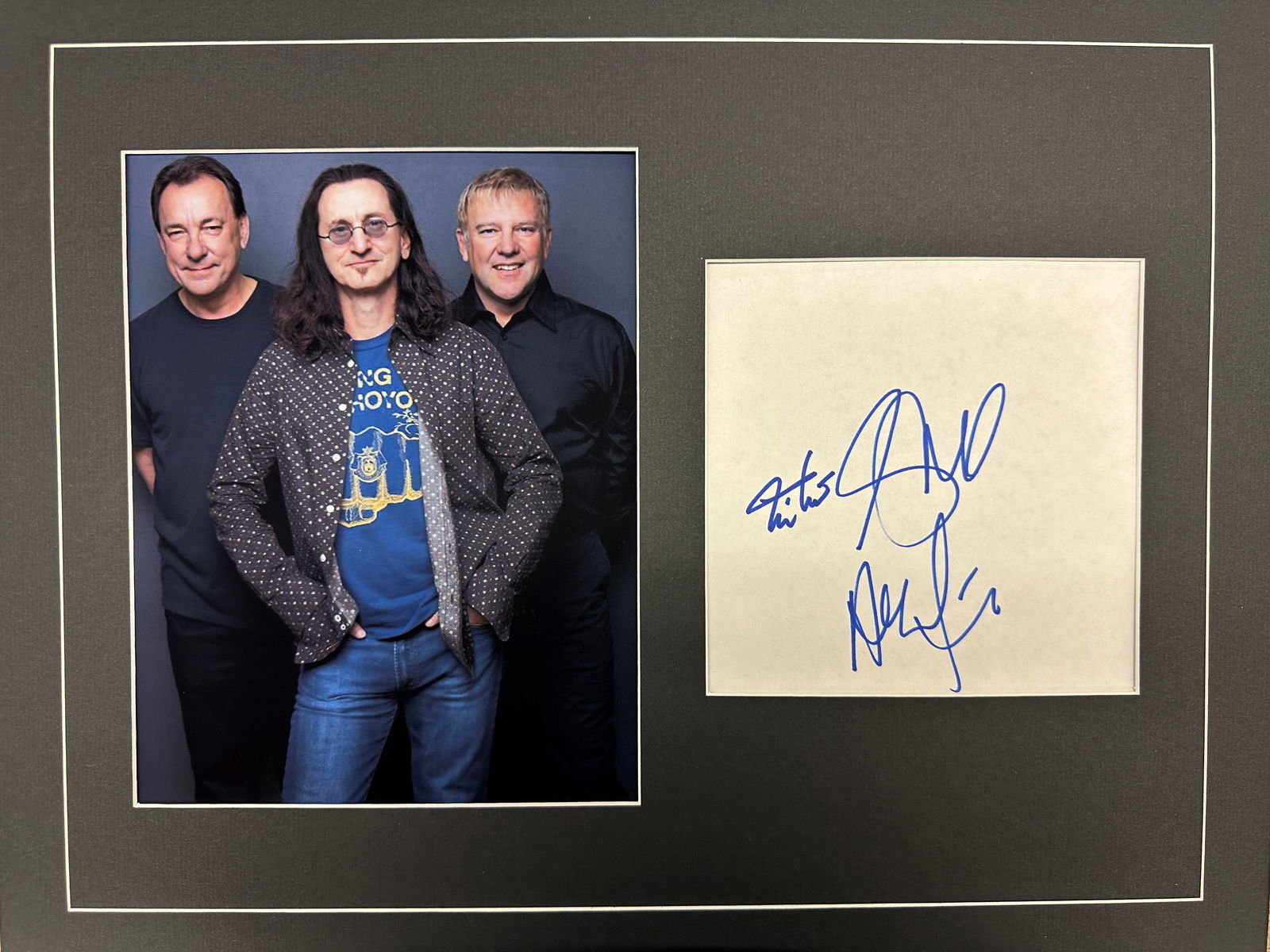 Rush Autographed Display (1 of 1)