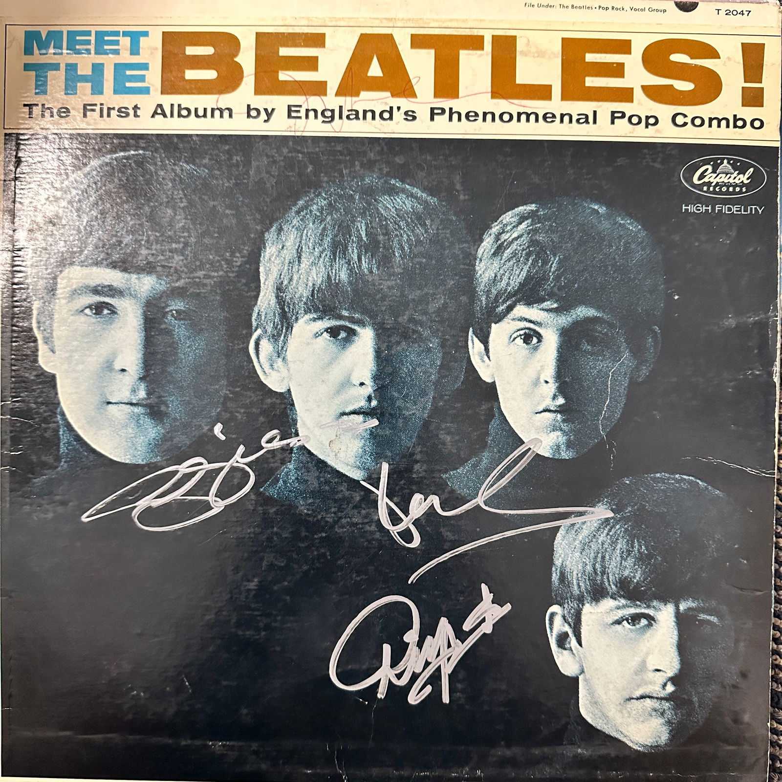 The Beatles Autographed ALBUM JOHN PAUL GEORGE RINGO (1 of 1)