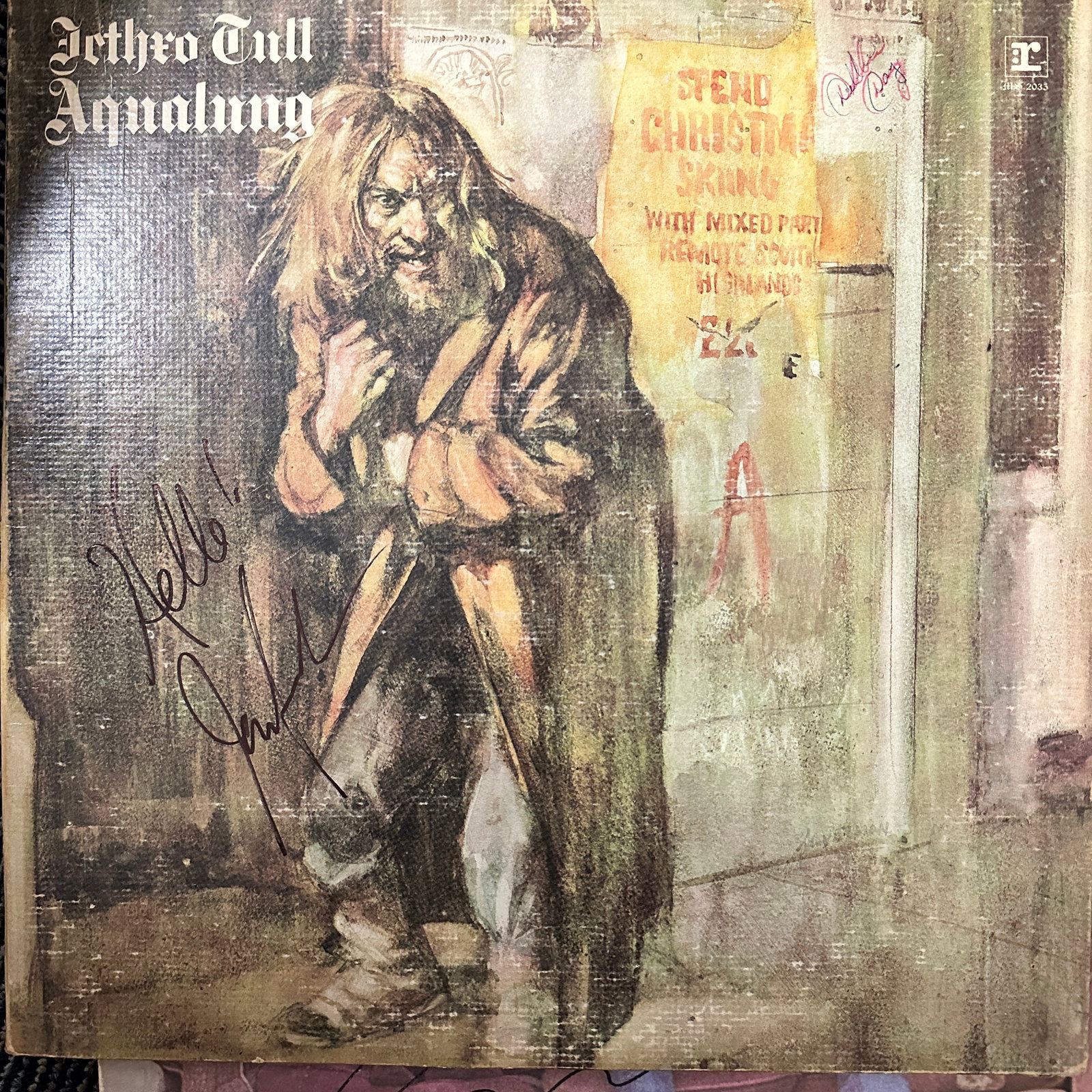 Ian Anderson AUTOGRAPHED Album: Displays are not framed, and can be framed for a cost. Framed items will state they are framed in the name of the item. All signed items come with a COA. Ask any and all questions BEFORE bidding. Sign