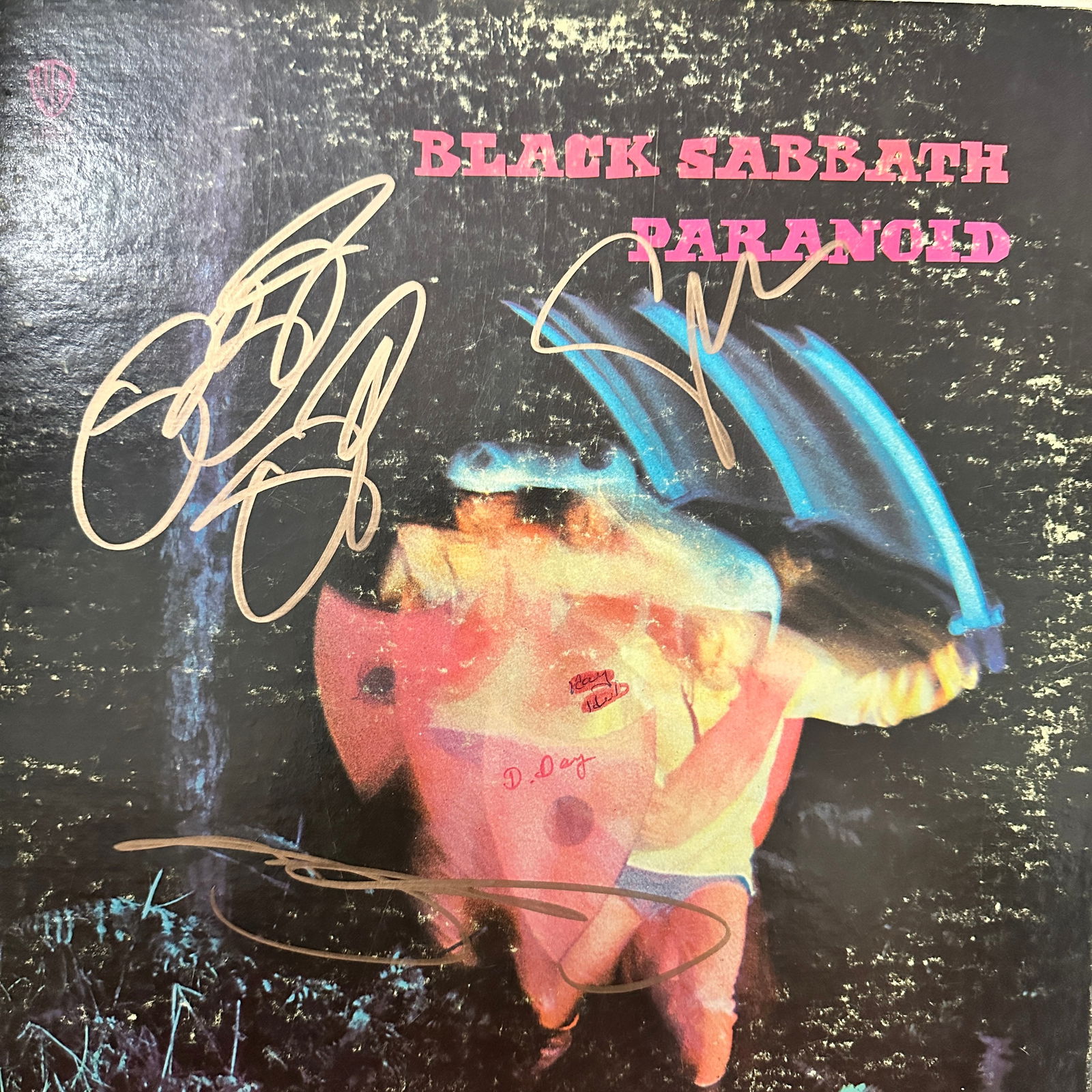 Black SABBATH Autographed Album OZZY GEEZER TONY (1 of 1)