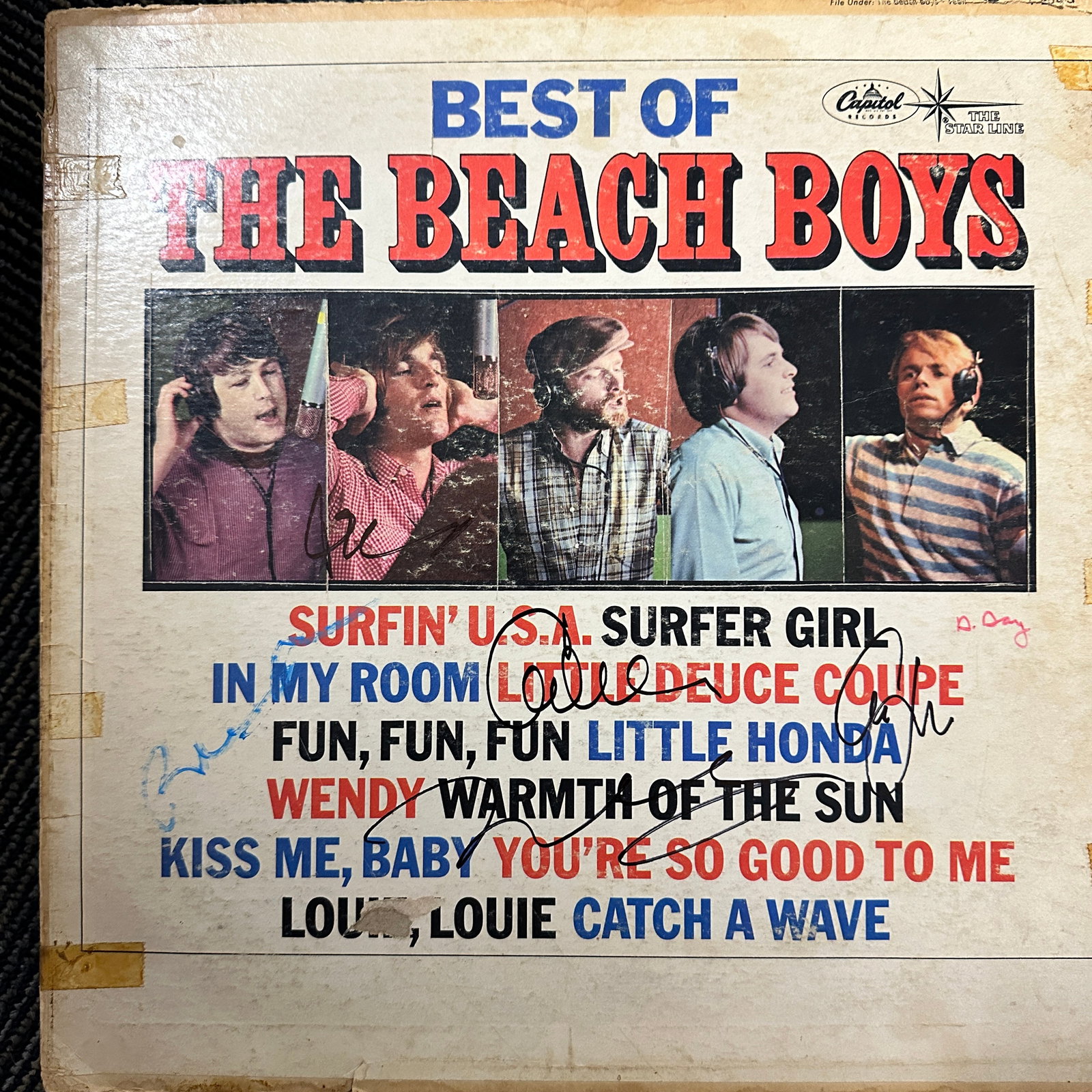 The Beach Boys Autographed ALBUM AL BRIAN CARL DENNIS MIKE: Displays are not framed, and can be framed for a cost. Framed items will state they are framed in the name of the item. All signed items come with a COA. Ask any and all questions BEFORE bidding. Sign