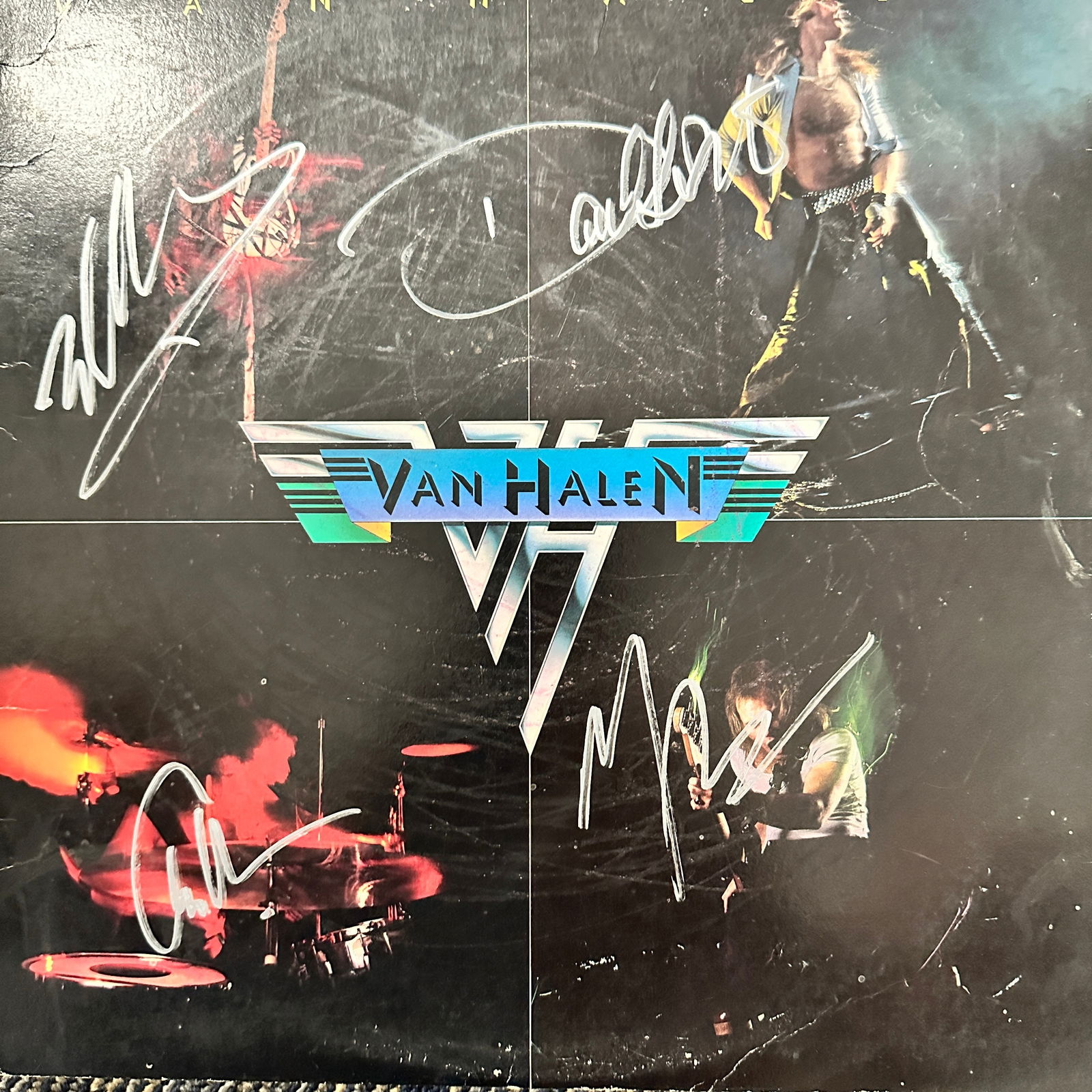 Van Halen Autographed ALBUM All 4 (1 of 1)