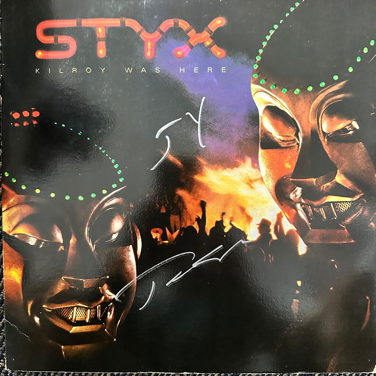 Styx Tommy Shaw JY Autographed ALBUM (1 of 1)