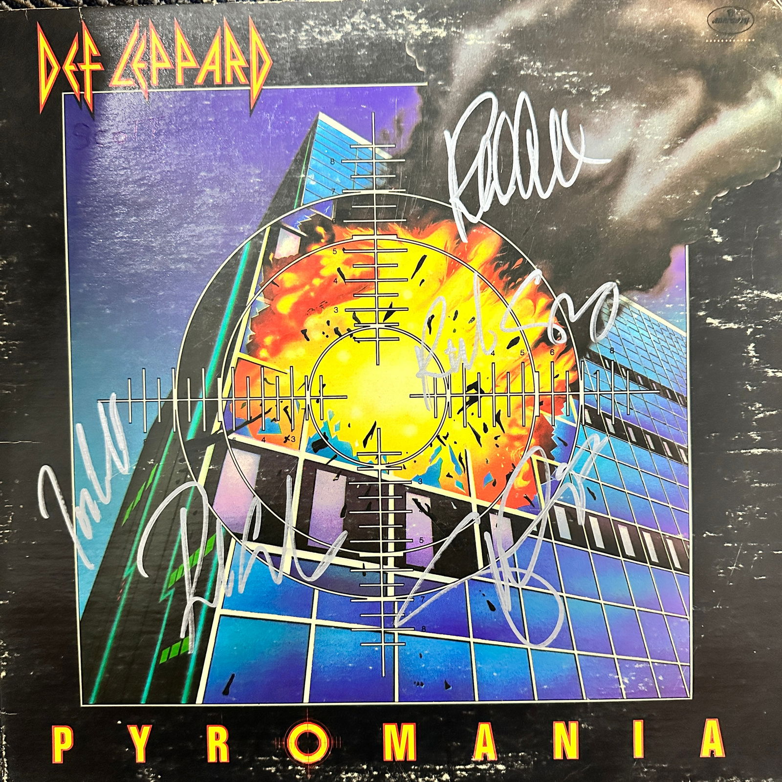 Def Leppard Autographed ALBUM CLARK ERA (1 of 1)