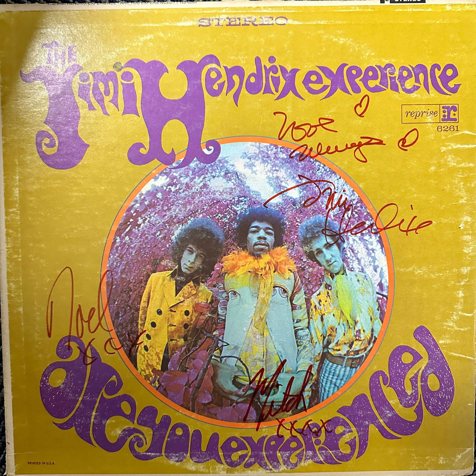 Jimi Hendrix AUTOGRAPHED Album JIMI NOEL MITCH (1 of 1)