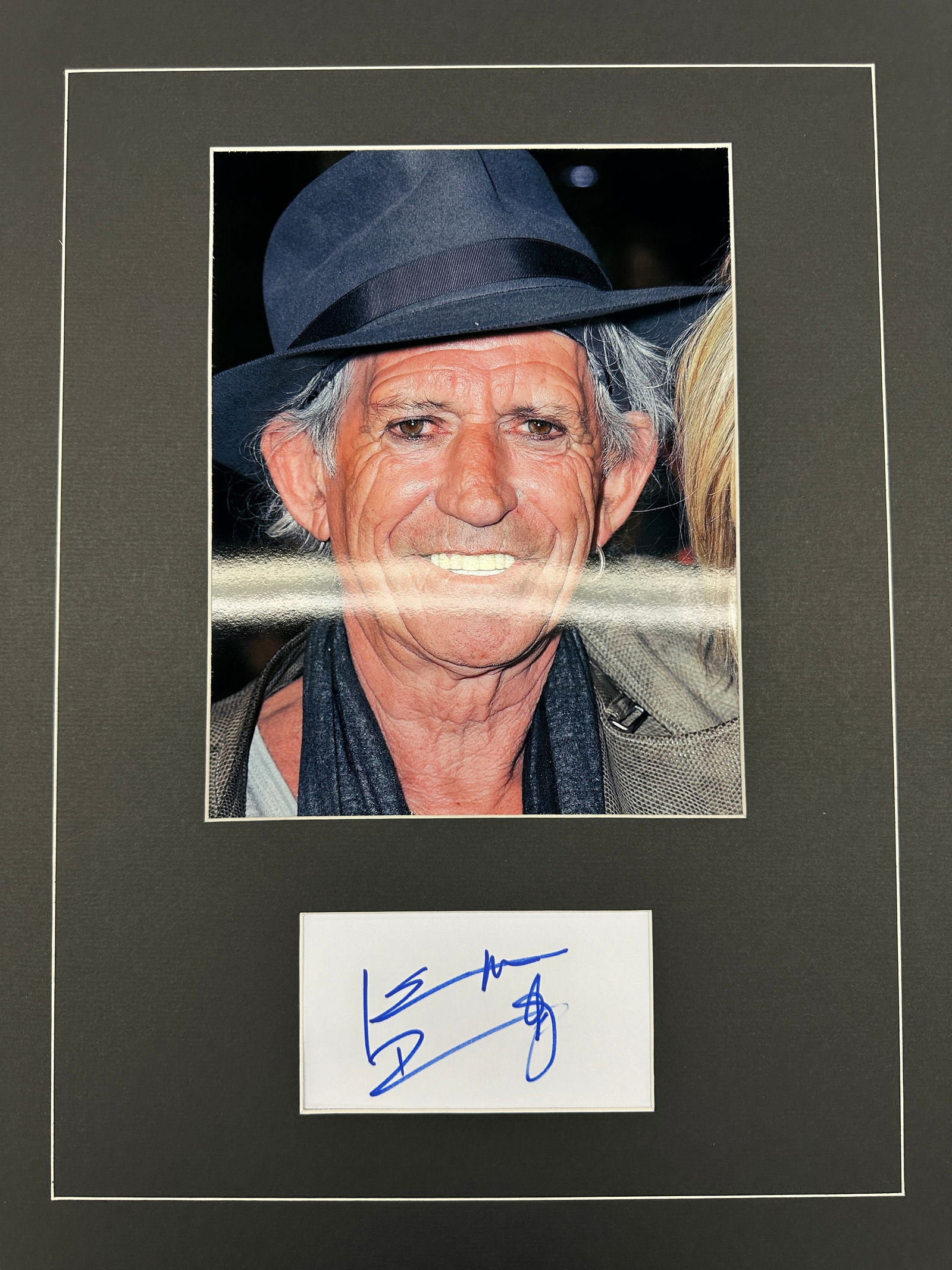 Keith Richards Autographed Display (1 of 1)