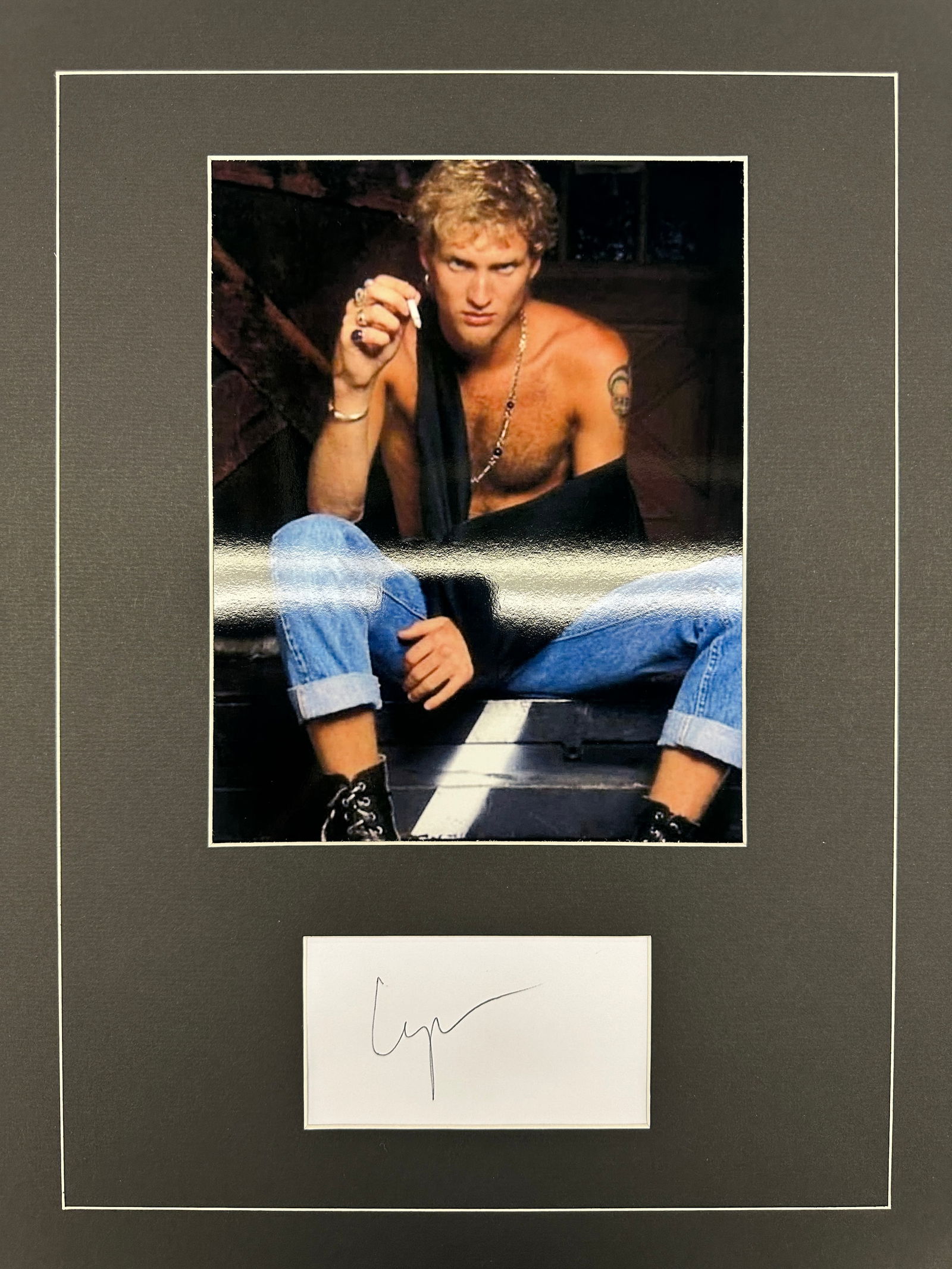Layne Staley Autographed Display (1 of 1)