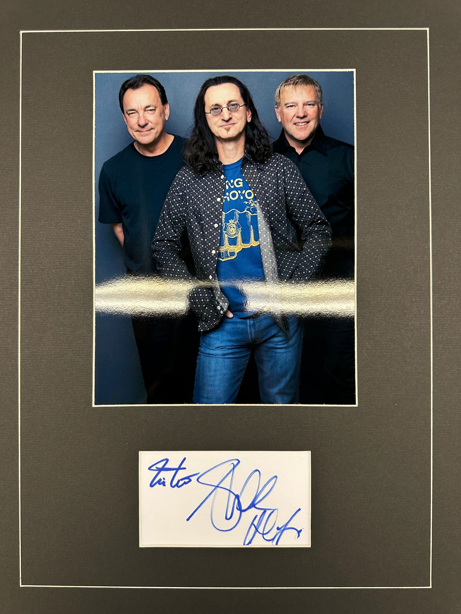 Rush Autographed Display (1 of 1)